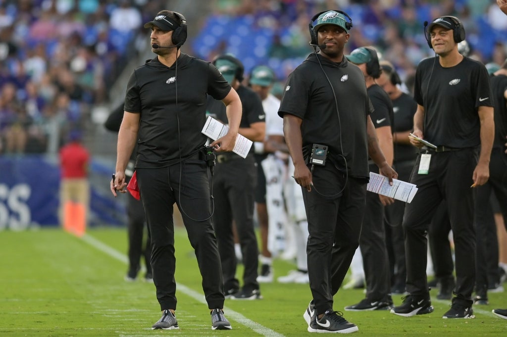 Eagles head coach Nick Sirianni