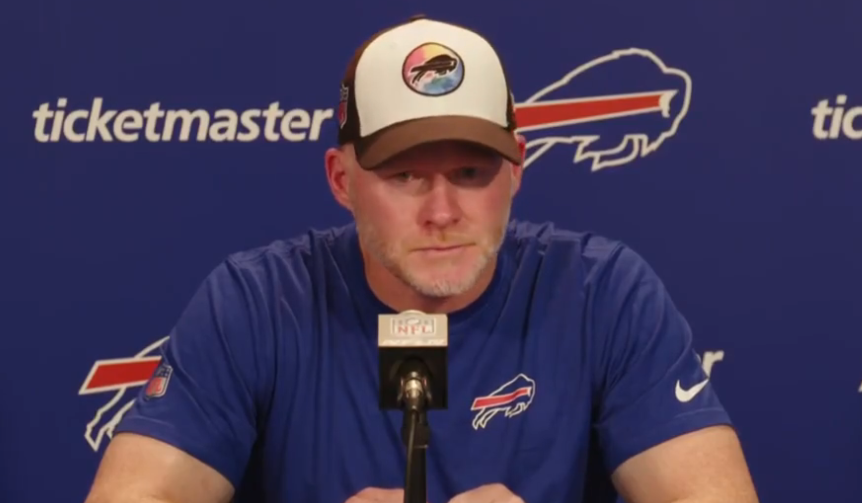 Buffalo Bills head coach Sean McDermott