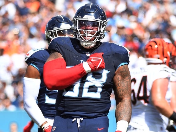 Titans defensive end Jeffery Simmons