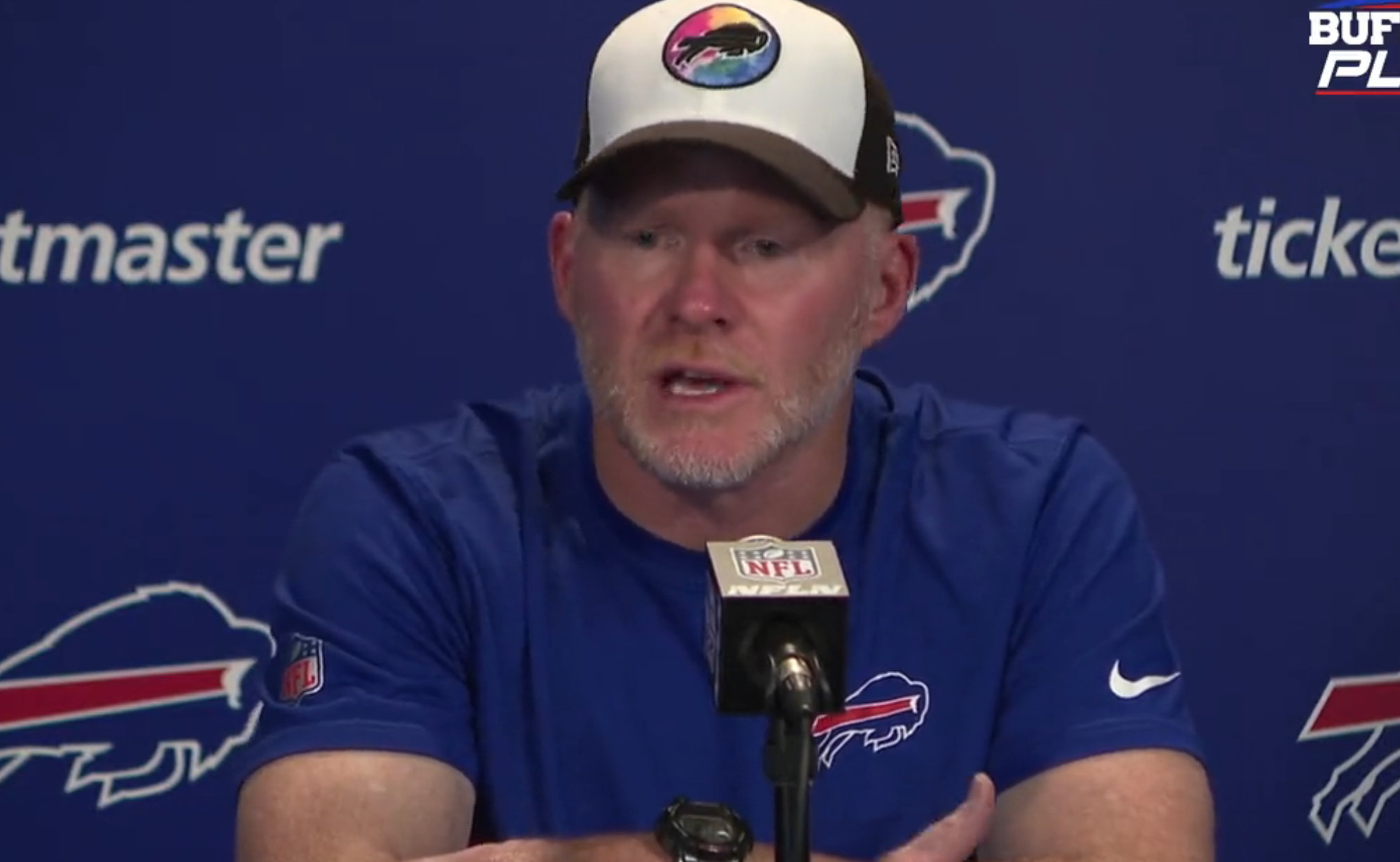 Buffalo Bills head coach Sean McDermott