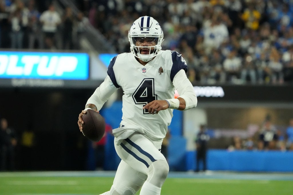 Dallas quarterback Dak Prescott