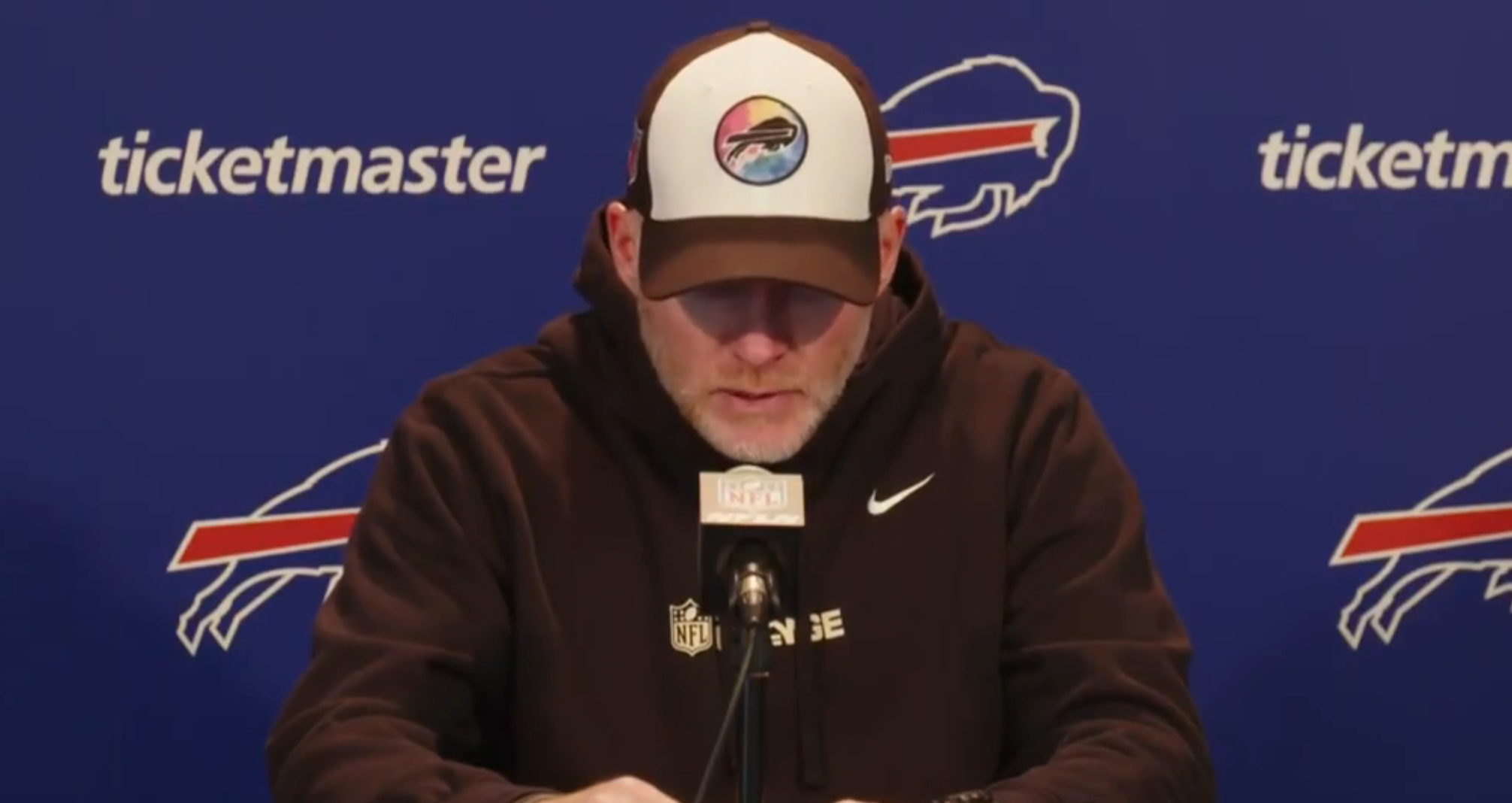 Buffalo Bills head coach Sean McDermott