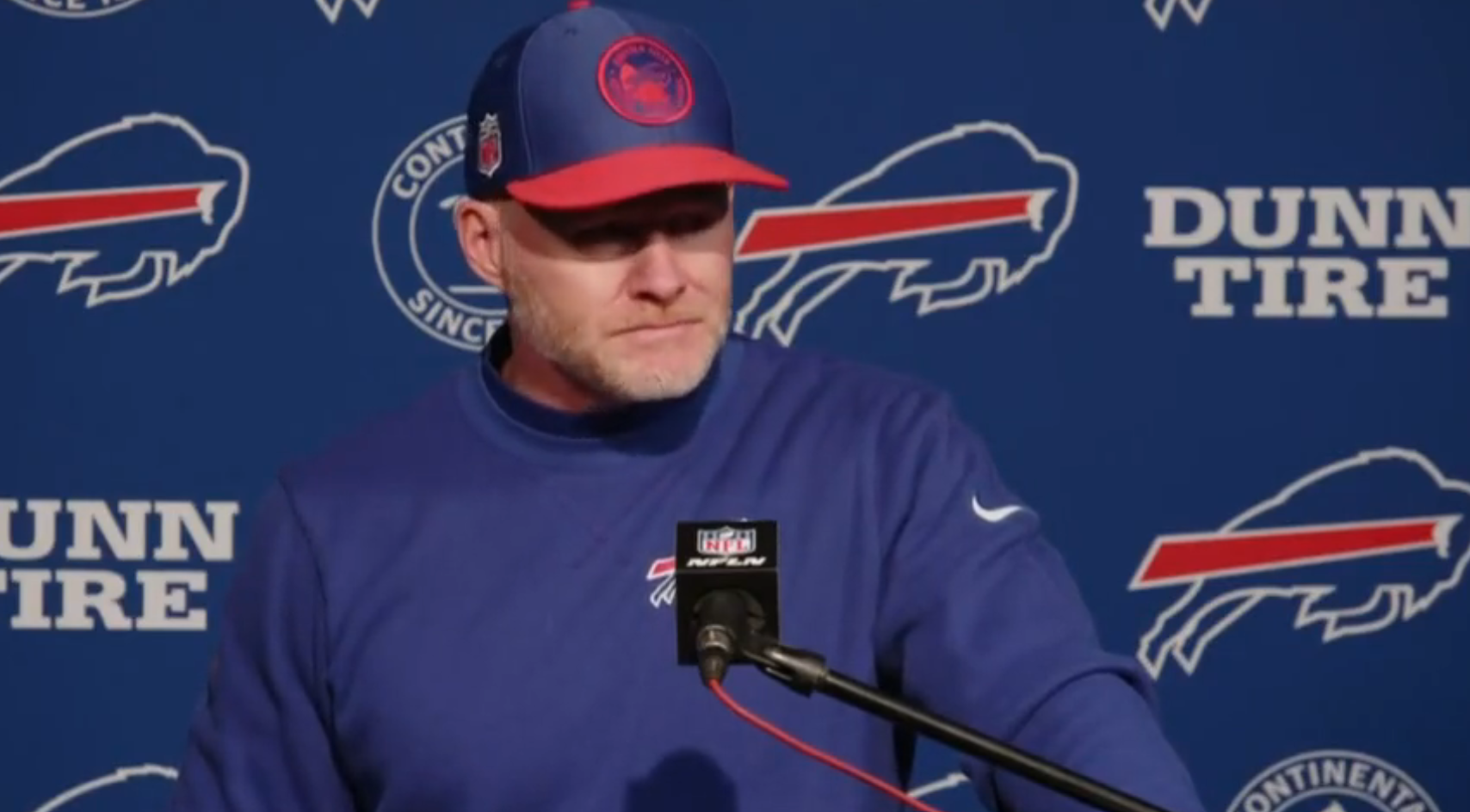 Buffalo Bills head coach Sean McDermott
