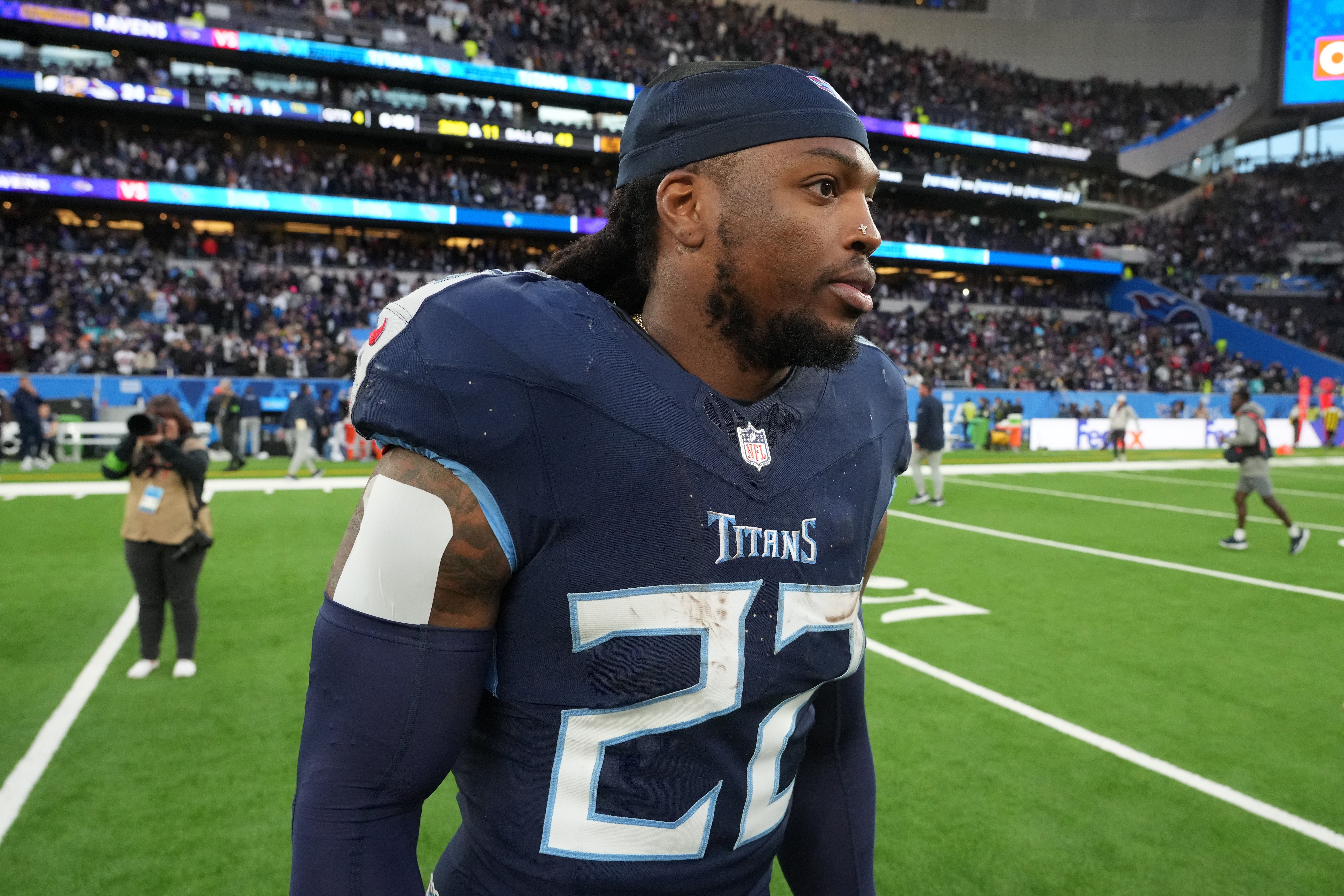 Tennessee Titans Derrick Henry Ran Carthon Mike Vrabel NFL Trade Deadline