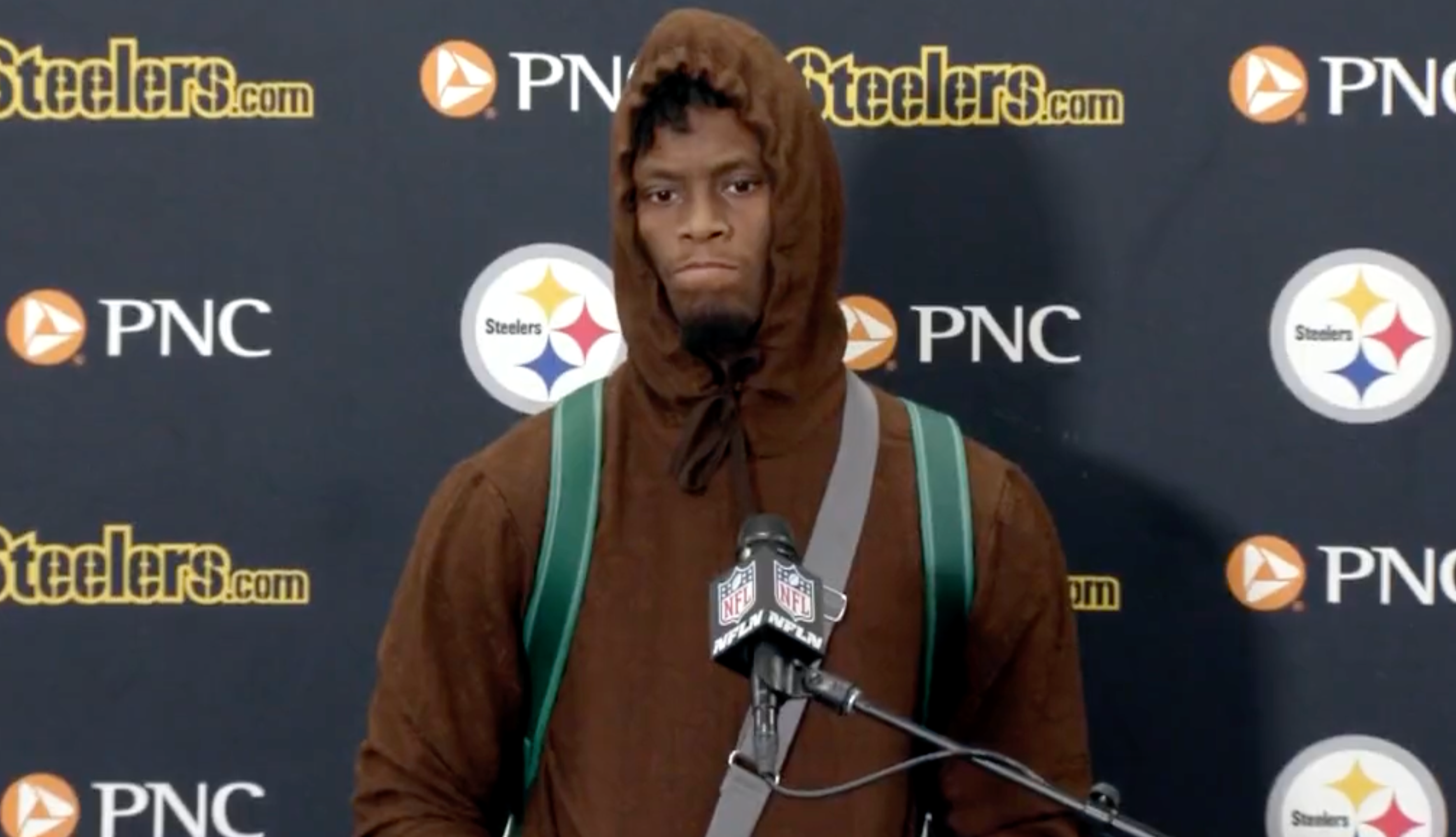 Pittsburgh Steelers WR George Pickens Addresses Media after 24-17 Win at Los Angeles Rams 10/22/23