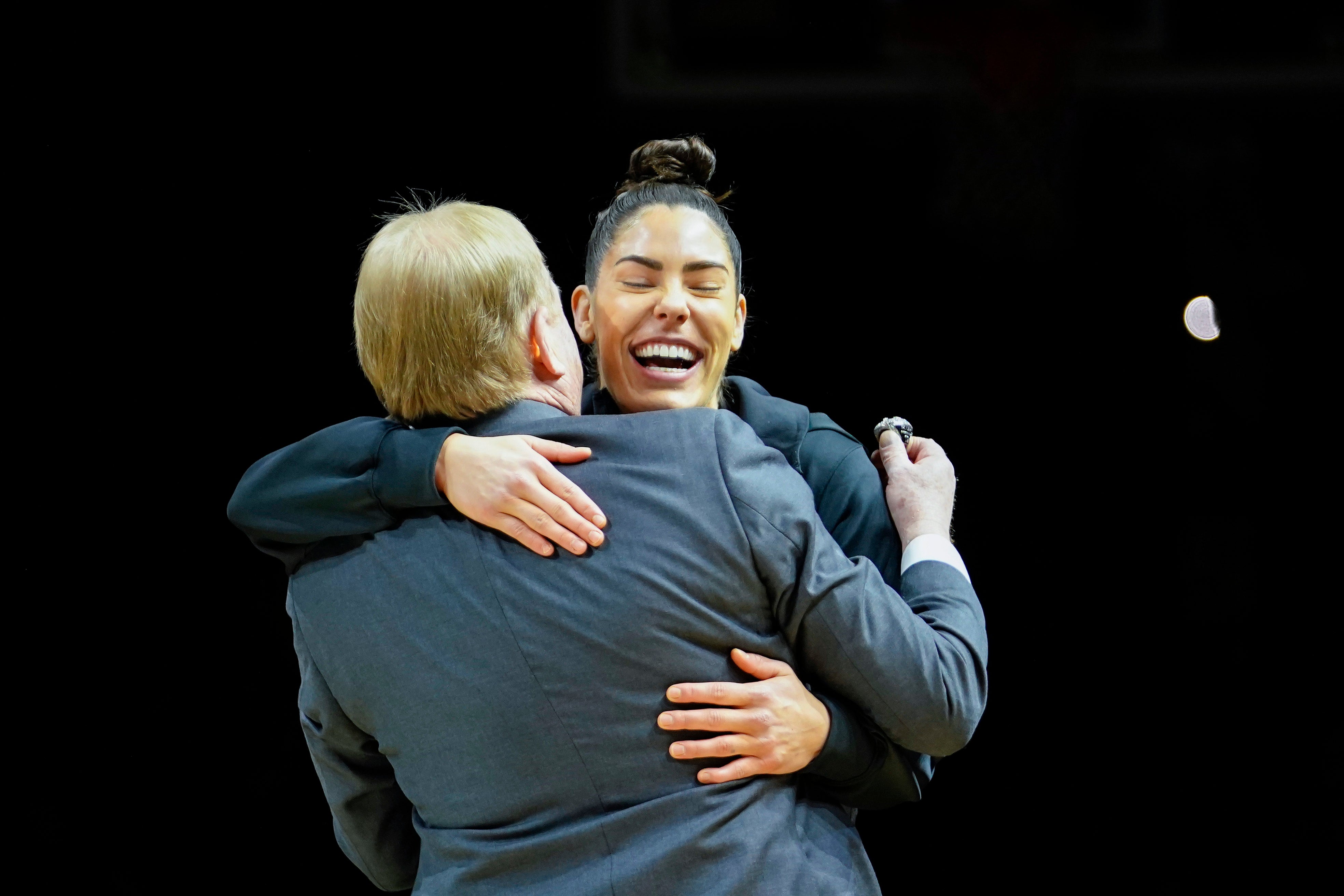 Las Vegas Raiders Kelsey Plum Mark Davis