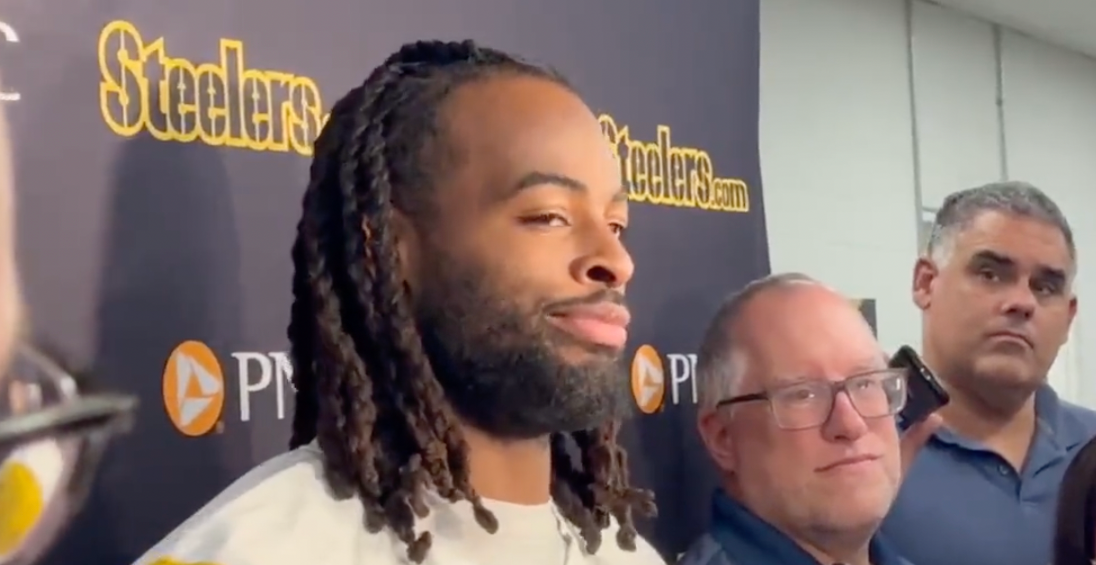 Pittsburgh Steelers RB Najee Harris Speaks to the Media Wednesday, 10/25/23, ahead of Week vs. Jacksonville Jaguars