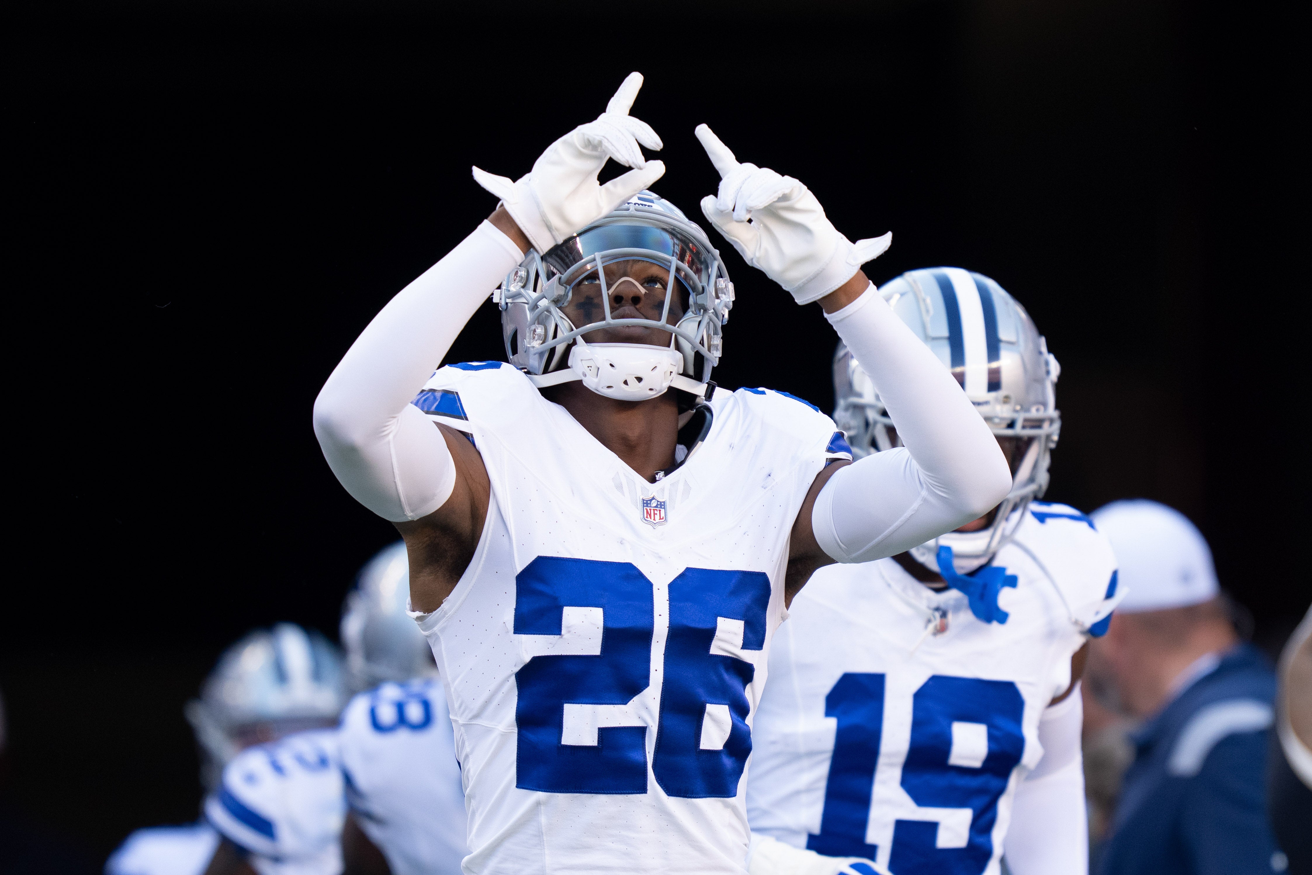 Dallas Cowboys cornerback DaRon Bland (26) before the game against the San Francisco 49ers at Levi's Stadium. Mandatory Credit: Kyle Terada-USA TODAY Sports