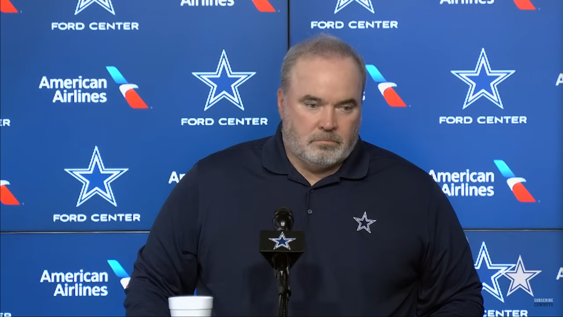 Dallas Cowboys HC Mike McCarthy talks to the media leading up to the Week 8 showdown vs L.A. Rams
