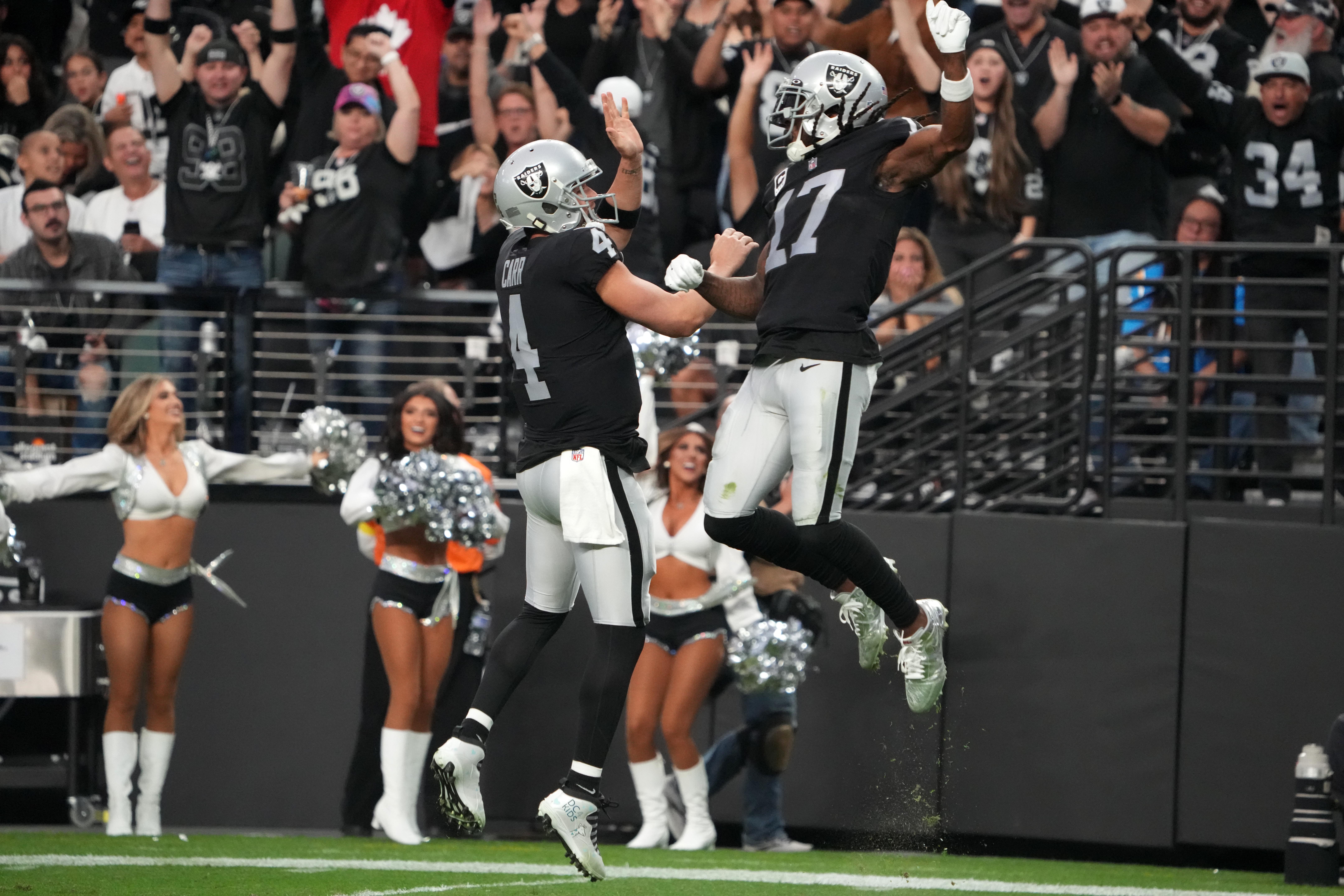 Las Vegas Raiders Derek Carr Davante Adams