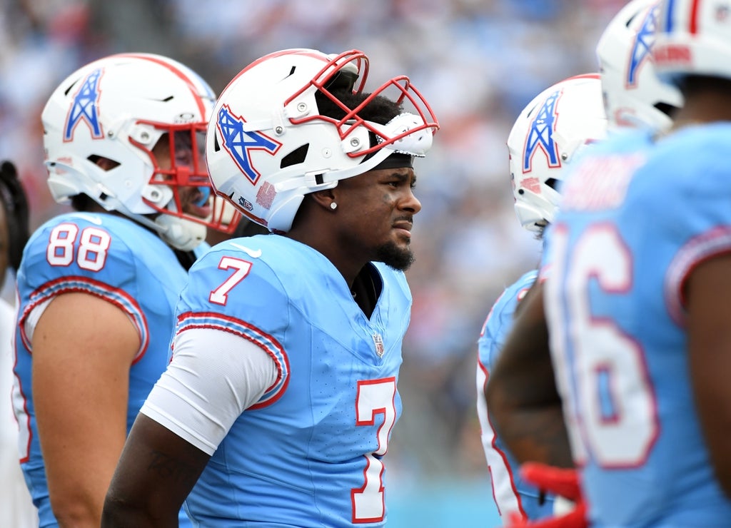 Tennessee Titans QB Malik Willis