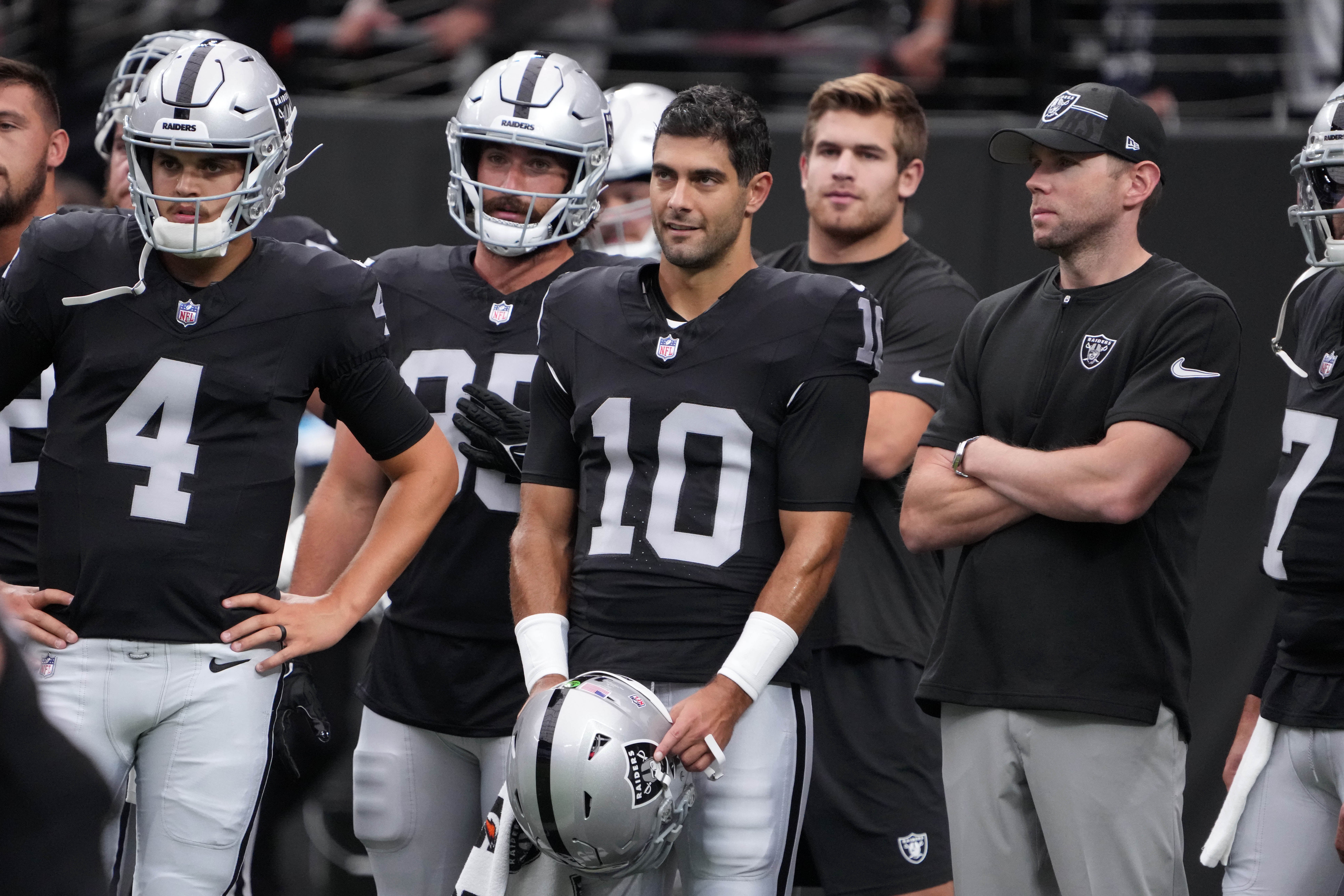 Las Vegas Raiders Jimmy Garoppolo Aidan O'Connell