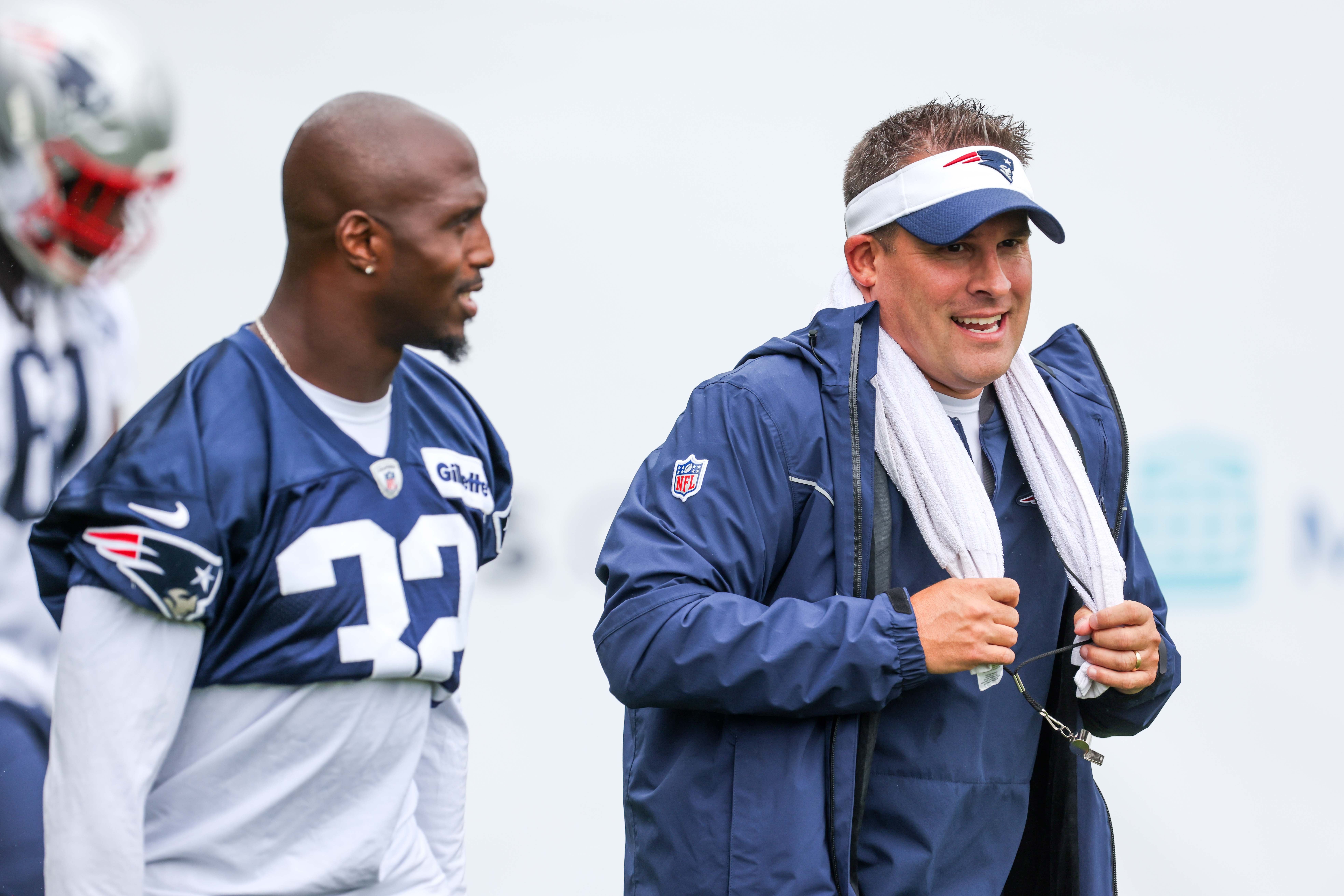 Josh McDaniels and Devin McCourty