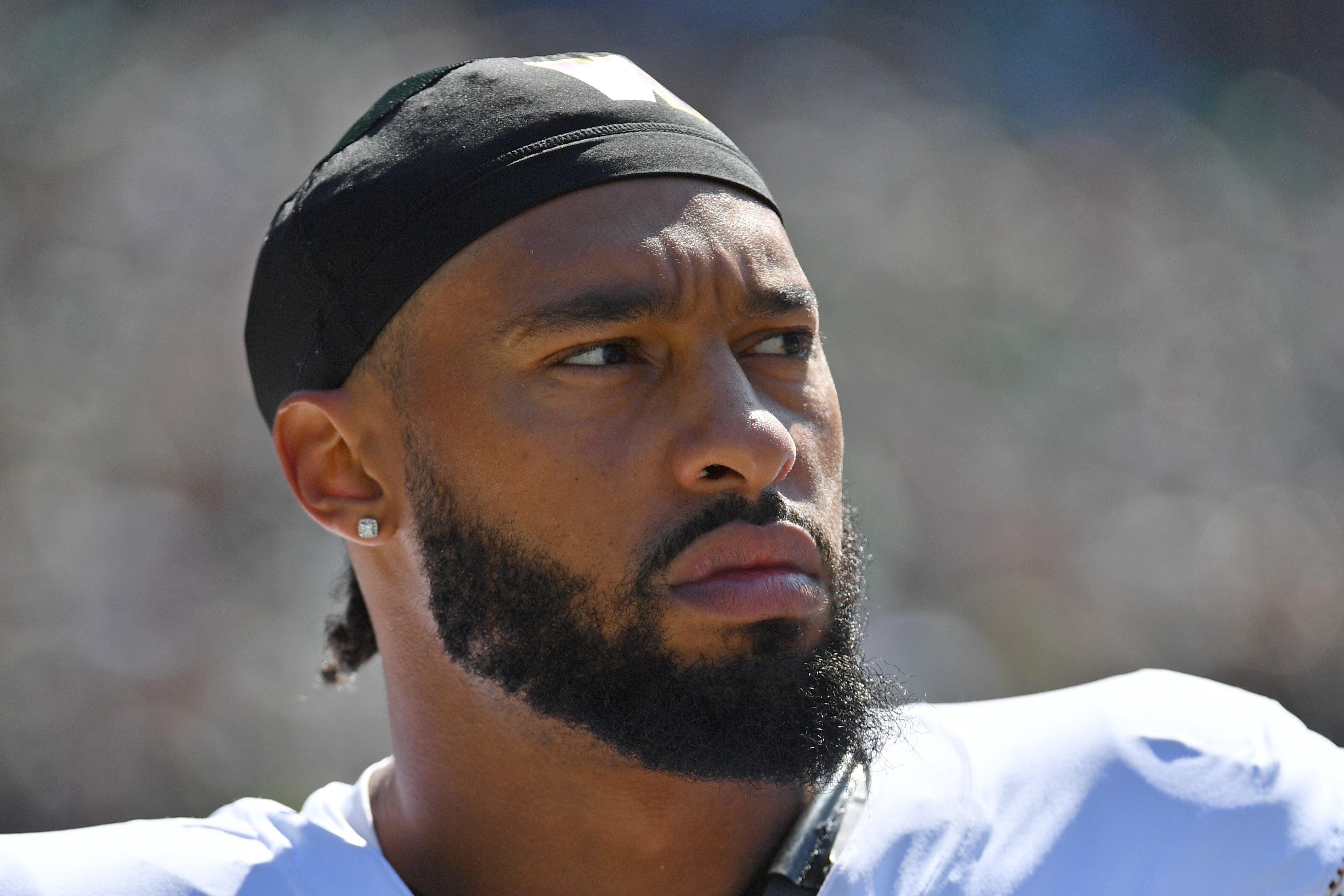 Oct 1, 2023; Philadelphia, Pennsylvania, USA; Washington Commanders defensive end Montez Sweat (90) on the field against the Philadelphia Eagles at Lincoln Financial Field.
