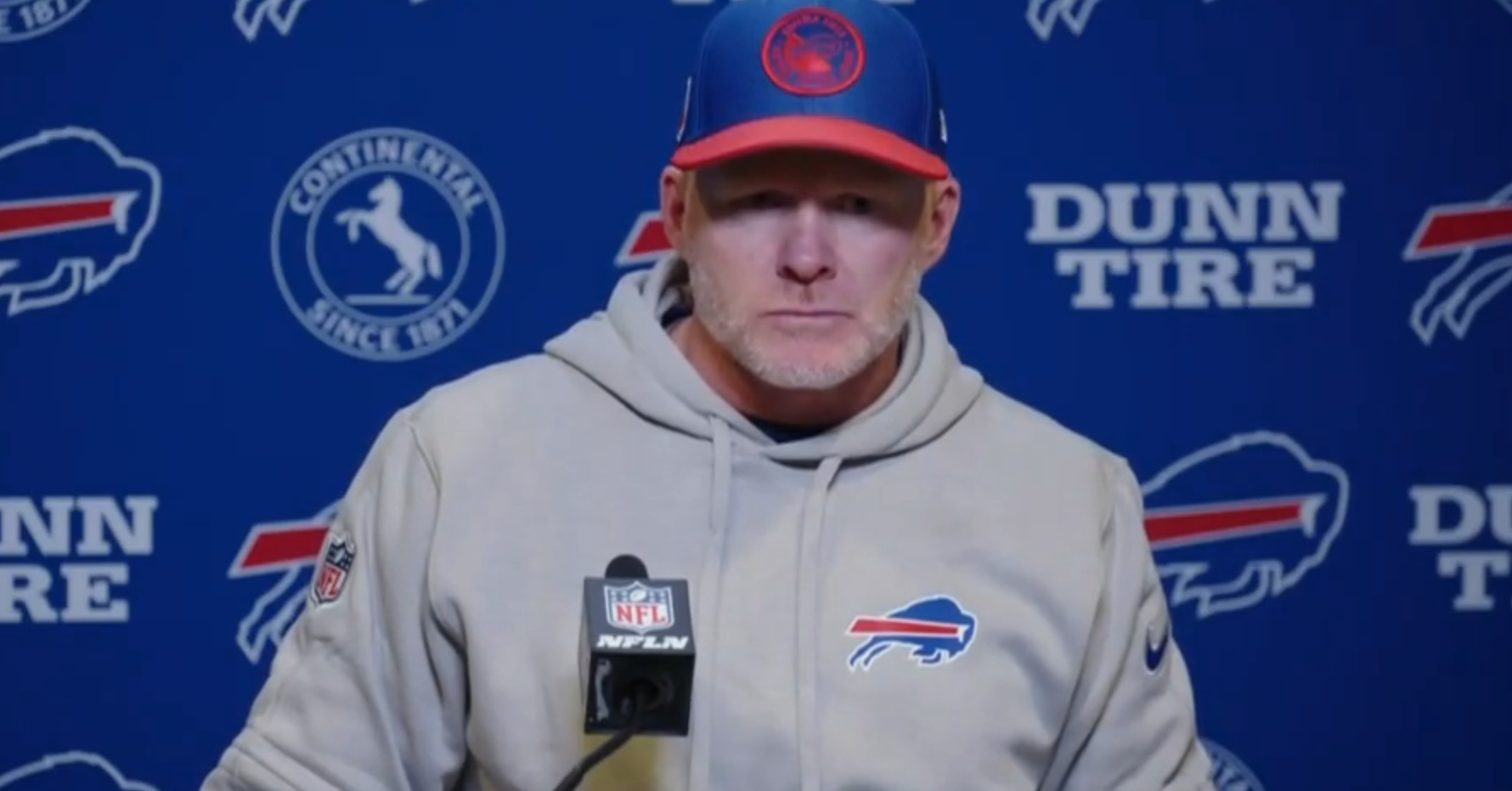 Buffalo Bills head coach Sean McDermott