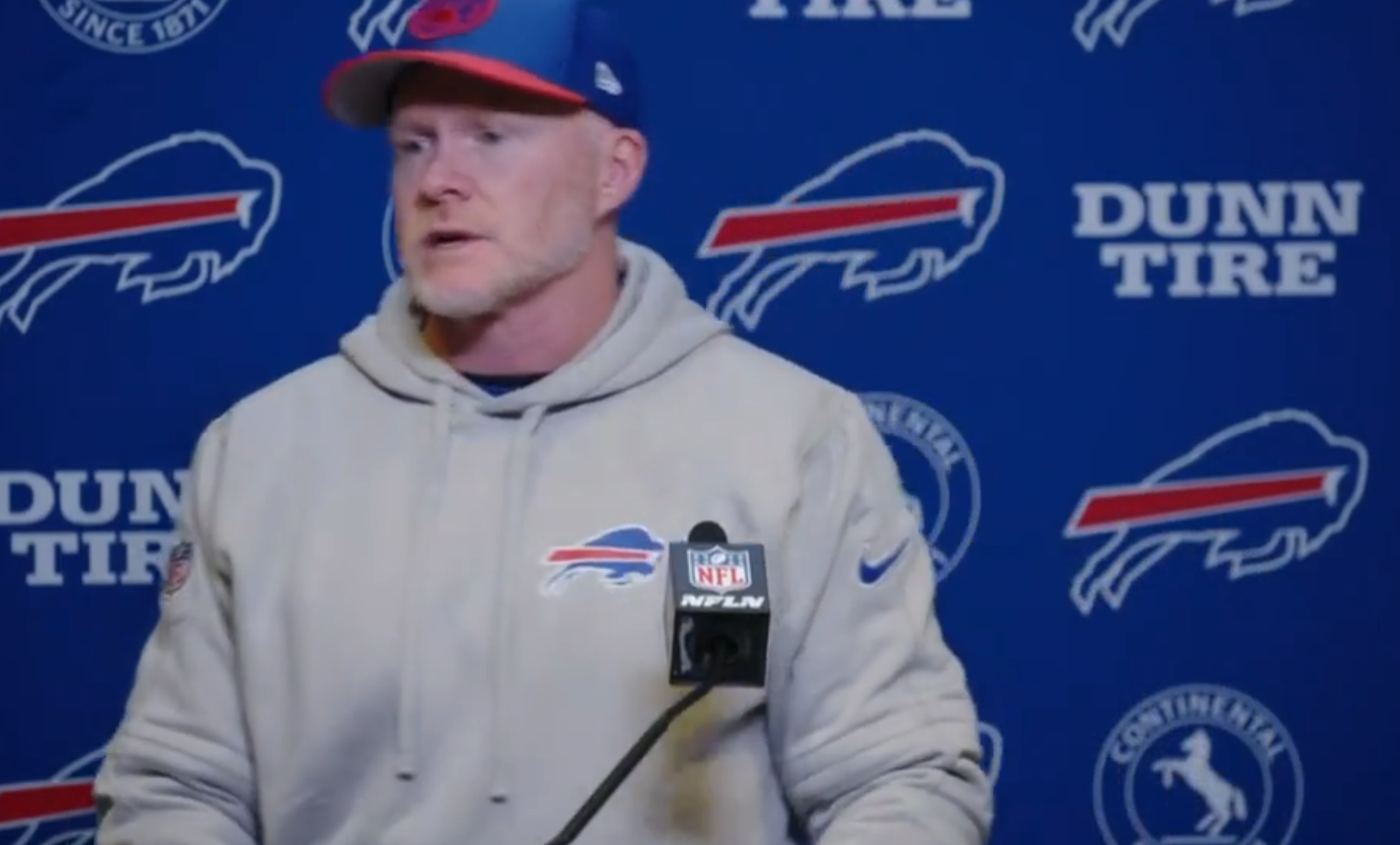 Buffalo Bills head coach Sean McDermott