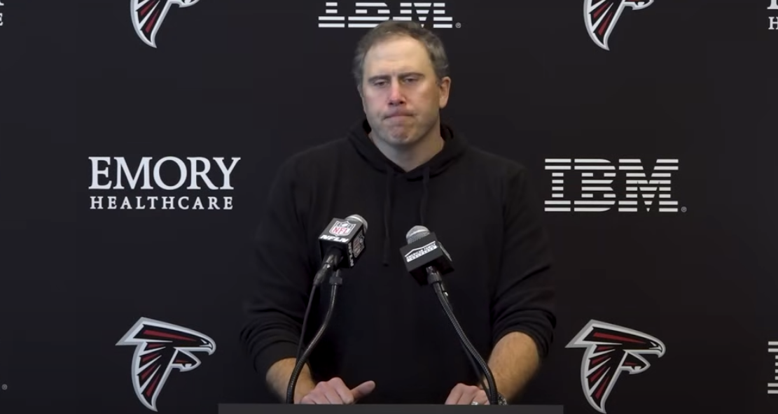 Falcons head coach Arthur Smith