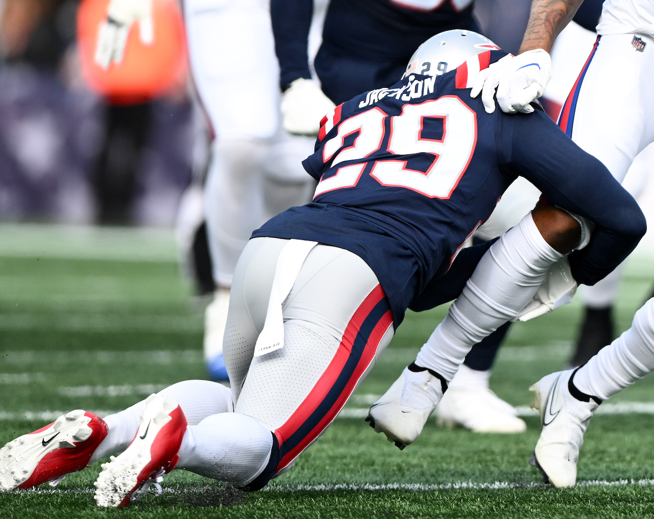 New England Patriots cornerback J.C. Jackson