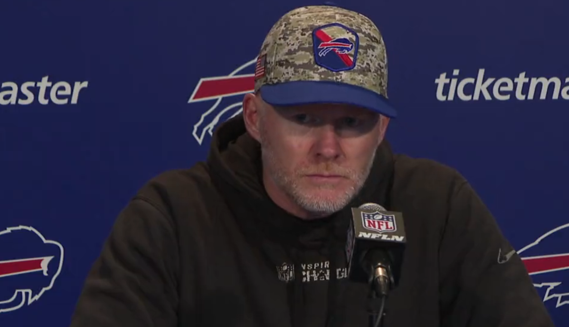 Buffalo Bills head coach Sean McDermott