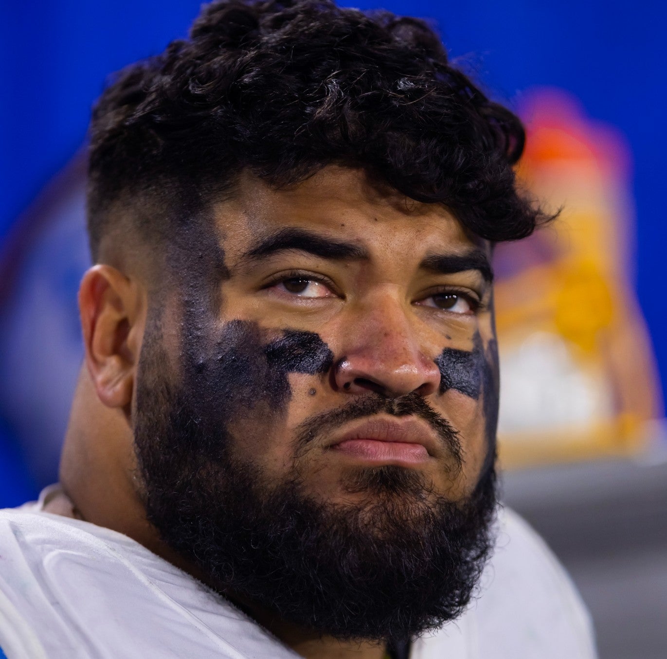 Jan 14, 2023; Jacksonville, Florida, USA; Los Angeles Chargers defensive tackle Breiden Fehoko (96 against the Jacksonville Jaguars during a wild card playoff game at TIAA Bank Field. Mandatory Credit: Mark J. Rebilas-USA TODAY Sports