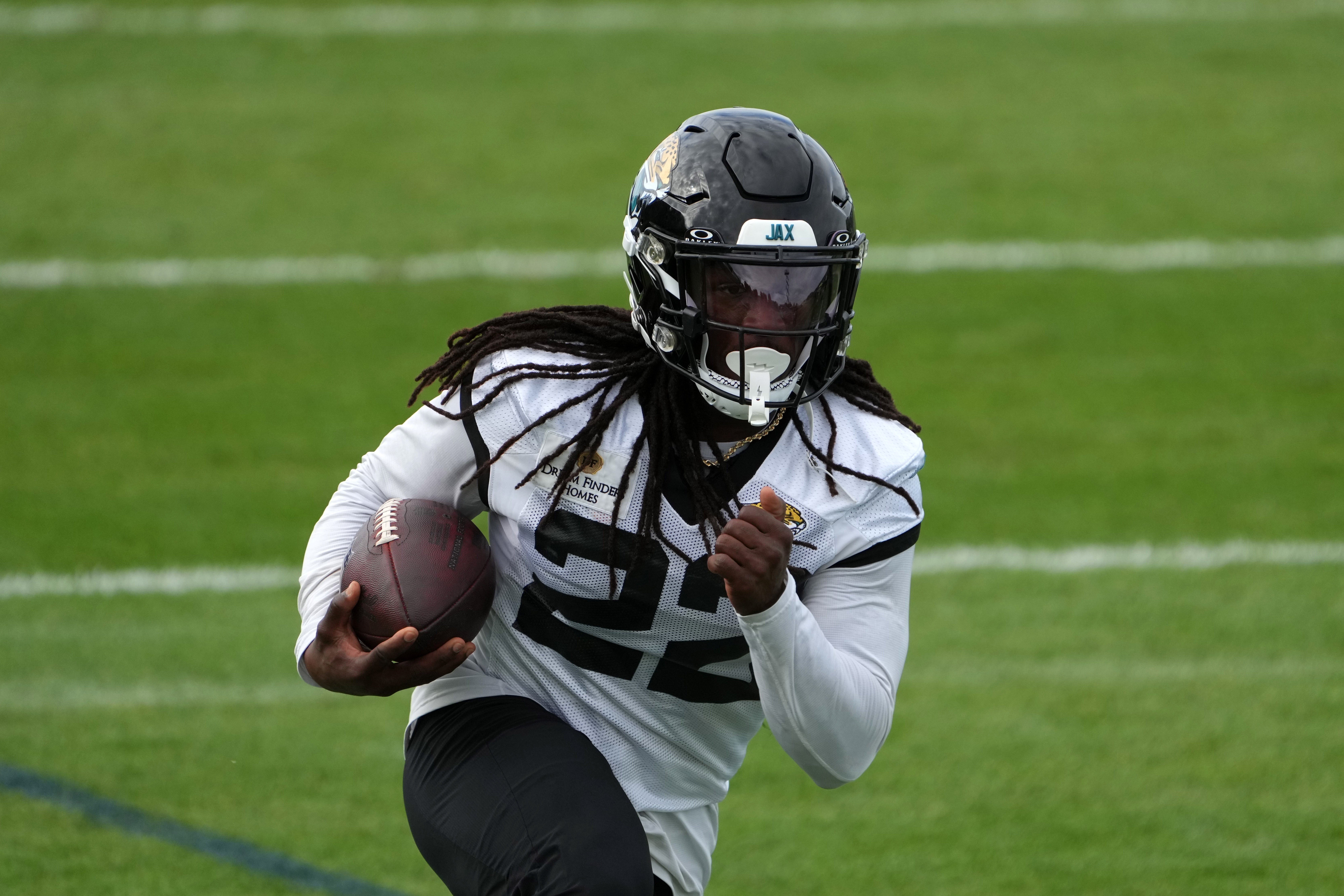 Jacksonville Jaguars running back JaMycal Hasty