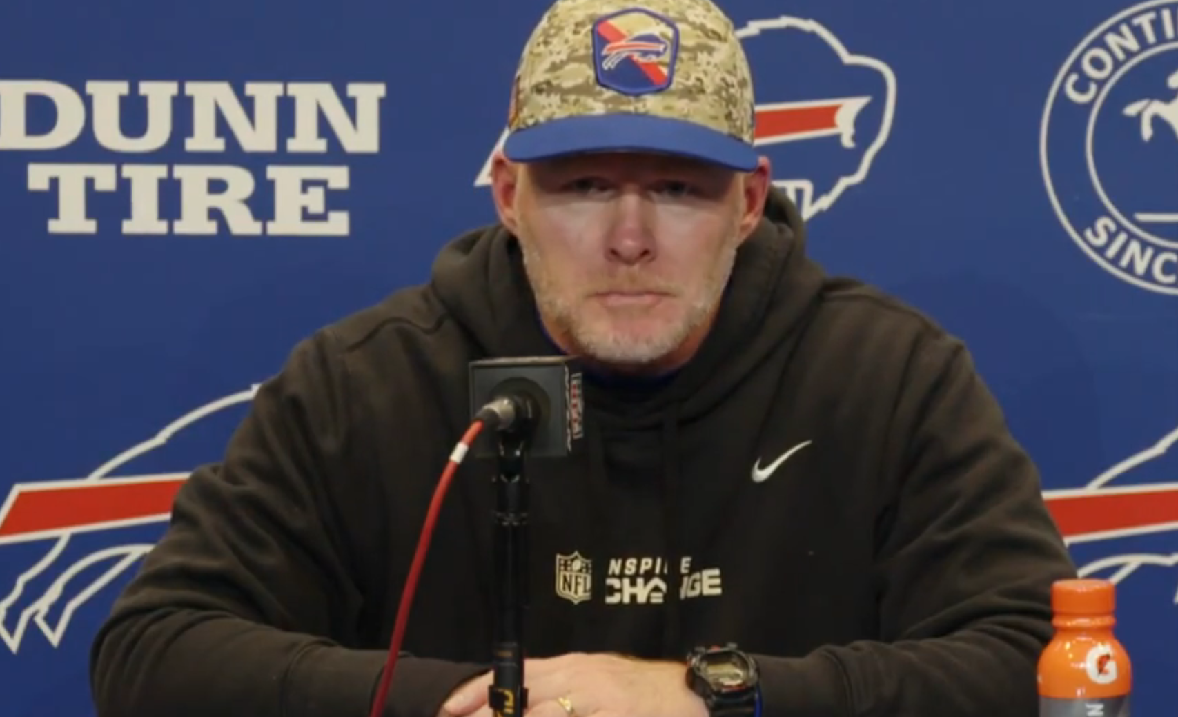 Buffalo Bills head coach Sean McDermott