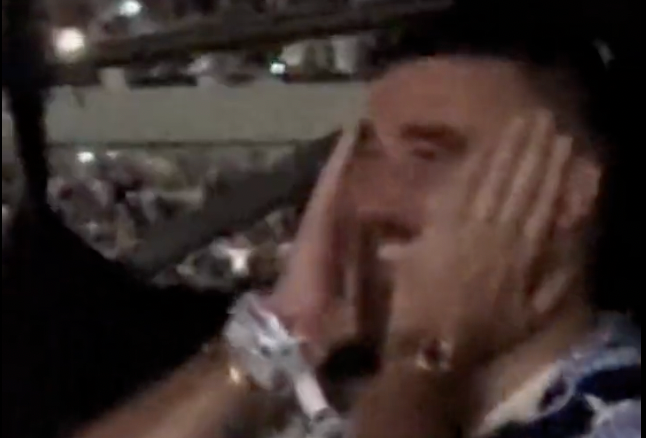 Travis Kelce's reaction to Taylor Swift lyric change