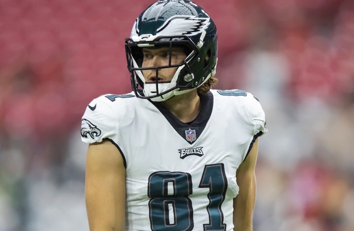 Philadelphia Eagles tight end Grant Calcaterra.