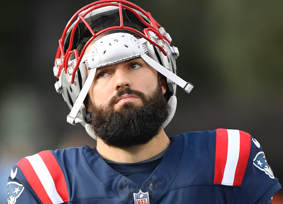 New England Patriots quarterback Will Grier during the second half against the New Orleans Saints at Gillette Stadium.
