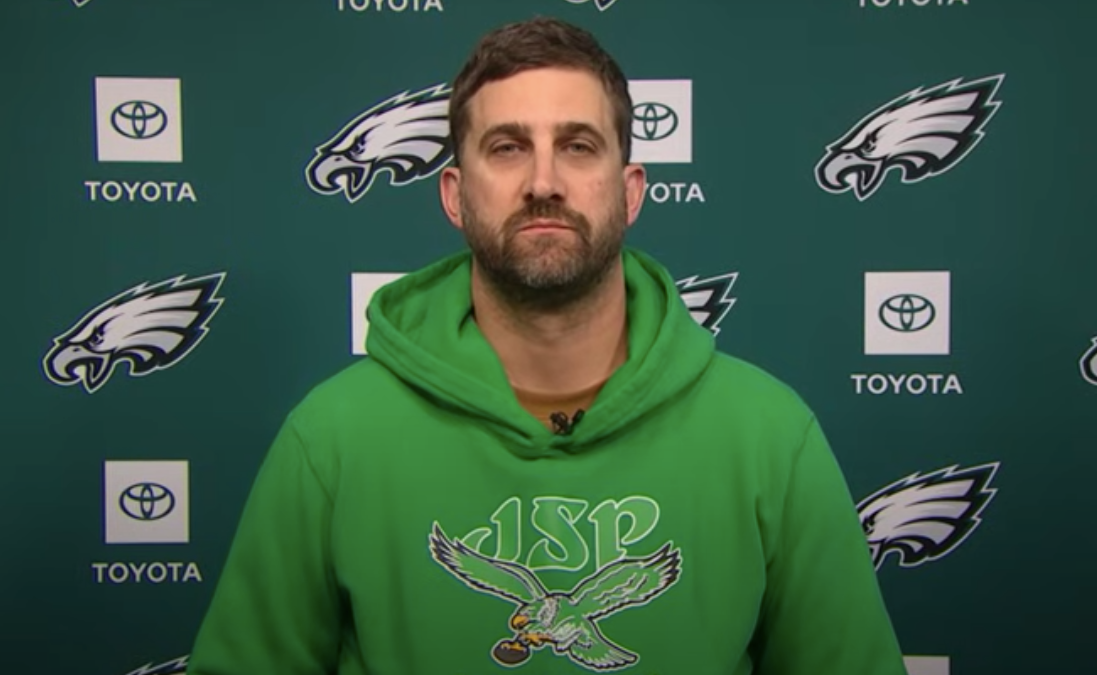 Philadelphia Eagles head coach Nick Sirianni addresses the media ahead of Week 13's matchup against the San Francisco 49ers.