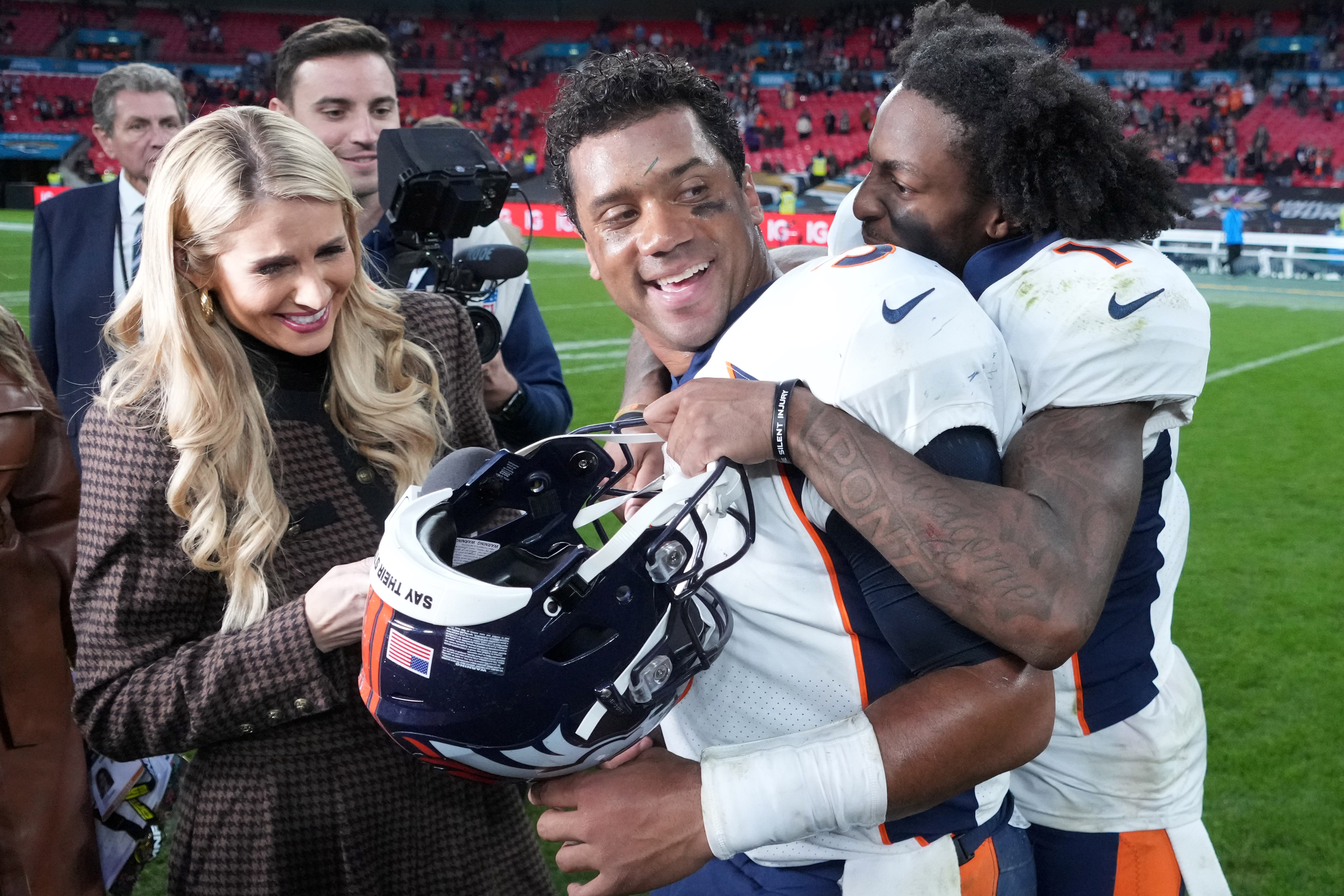 Denver Broncos Russell Wilson KJ Hamler