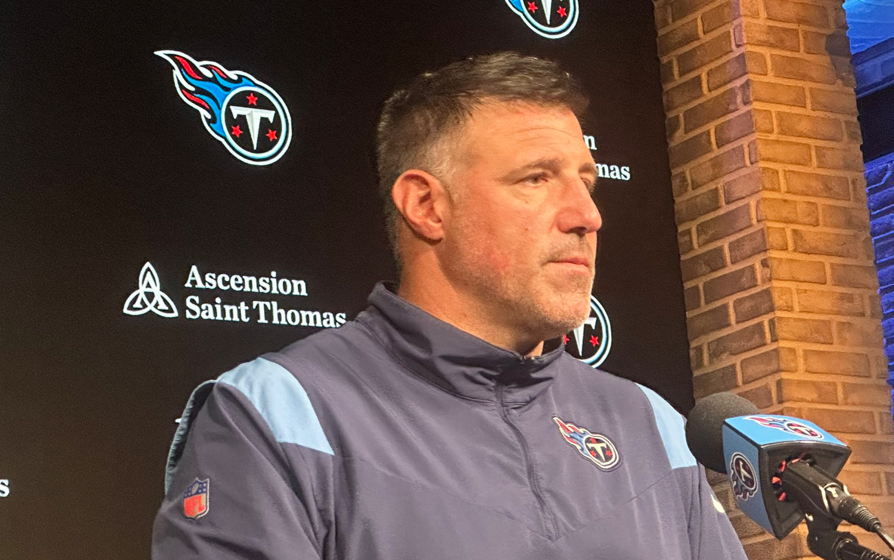 Tennessee HC Titans Mike Vrabel addresses reports on Monday morning following Week 13's loss to the Indianapolis Colts.
