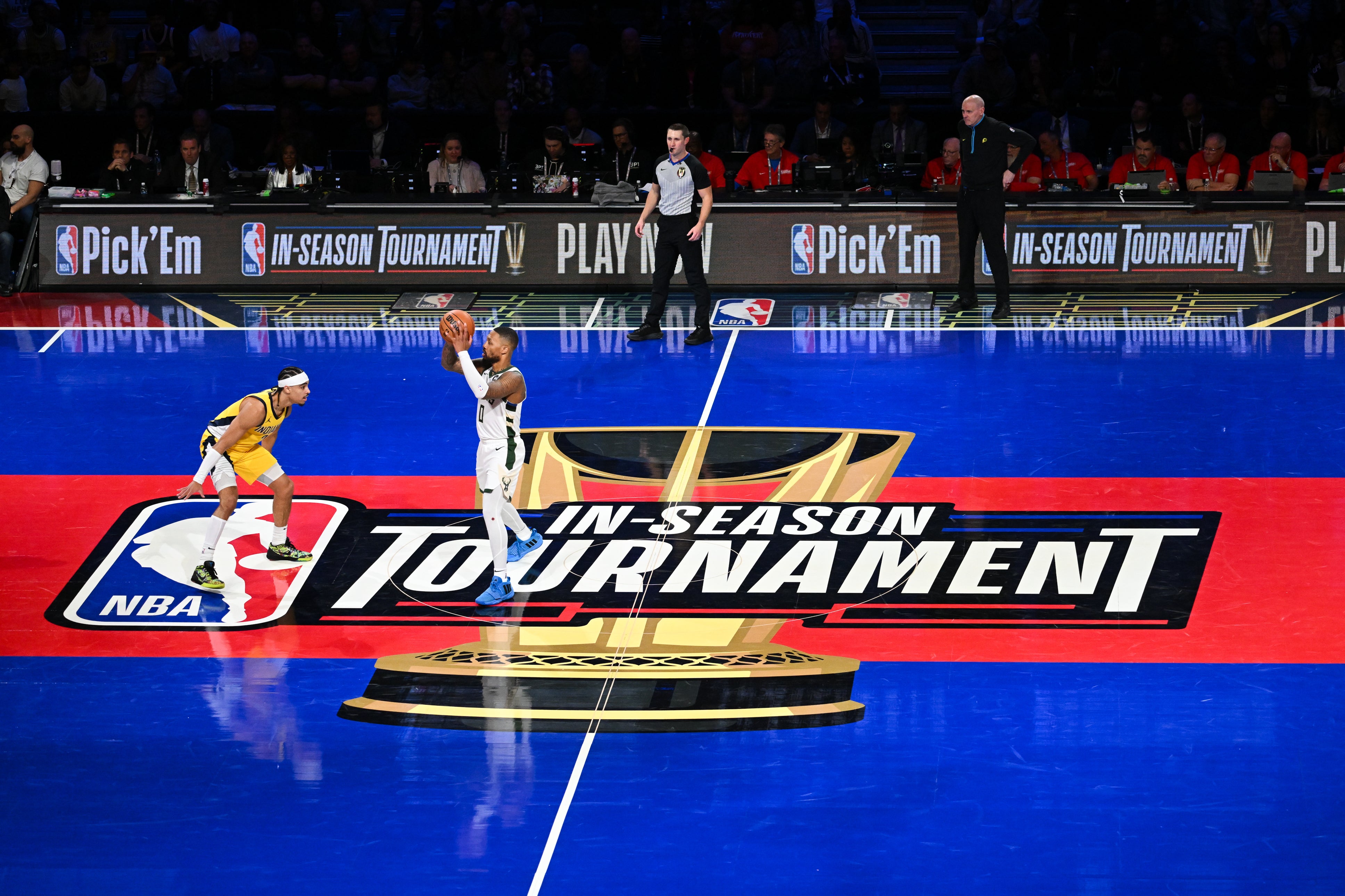 Las vegas NBA in-season tournament Damian Lillard Las Vegas Raiders