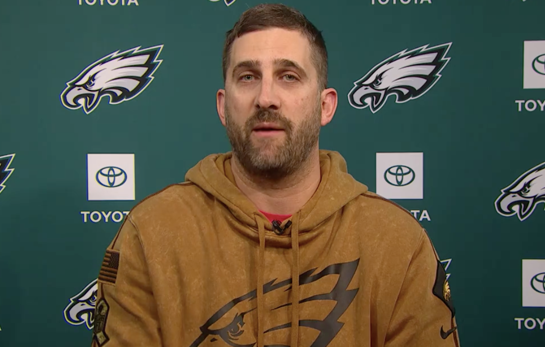 Philadelphia Eagles HC Nick Sirianni speaks with the media following loss to Dallas Cowboys