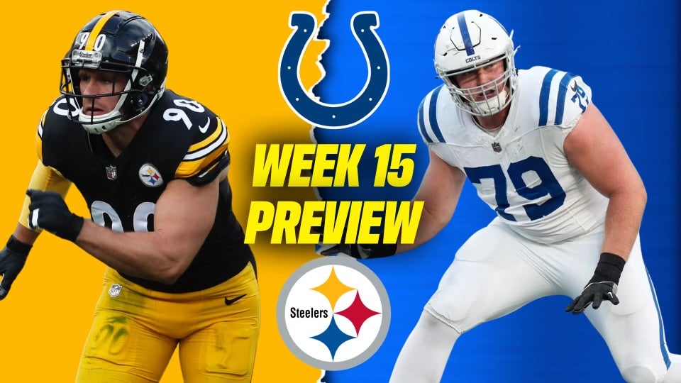 Colts Vs. Steelers Week 15 Preview