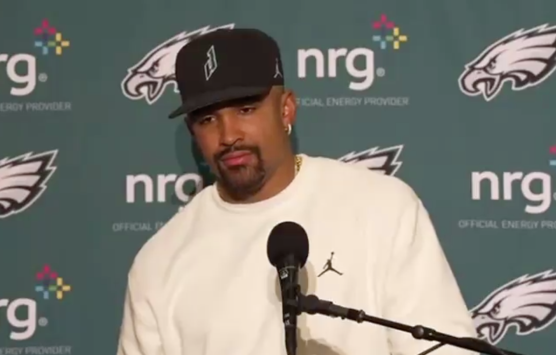 Philadelphia Eagles quarterback Jalen Hurts addresses the media following Week 15 loss to Seattle Seahawks.