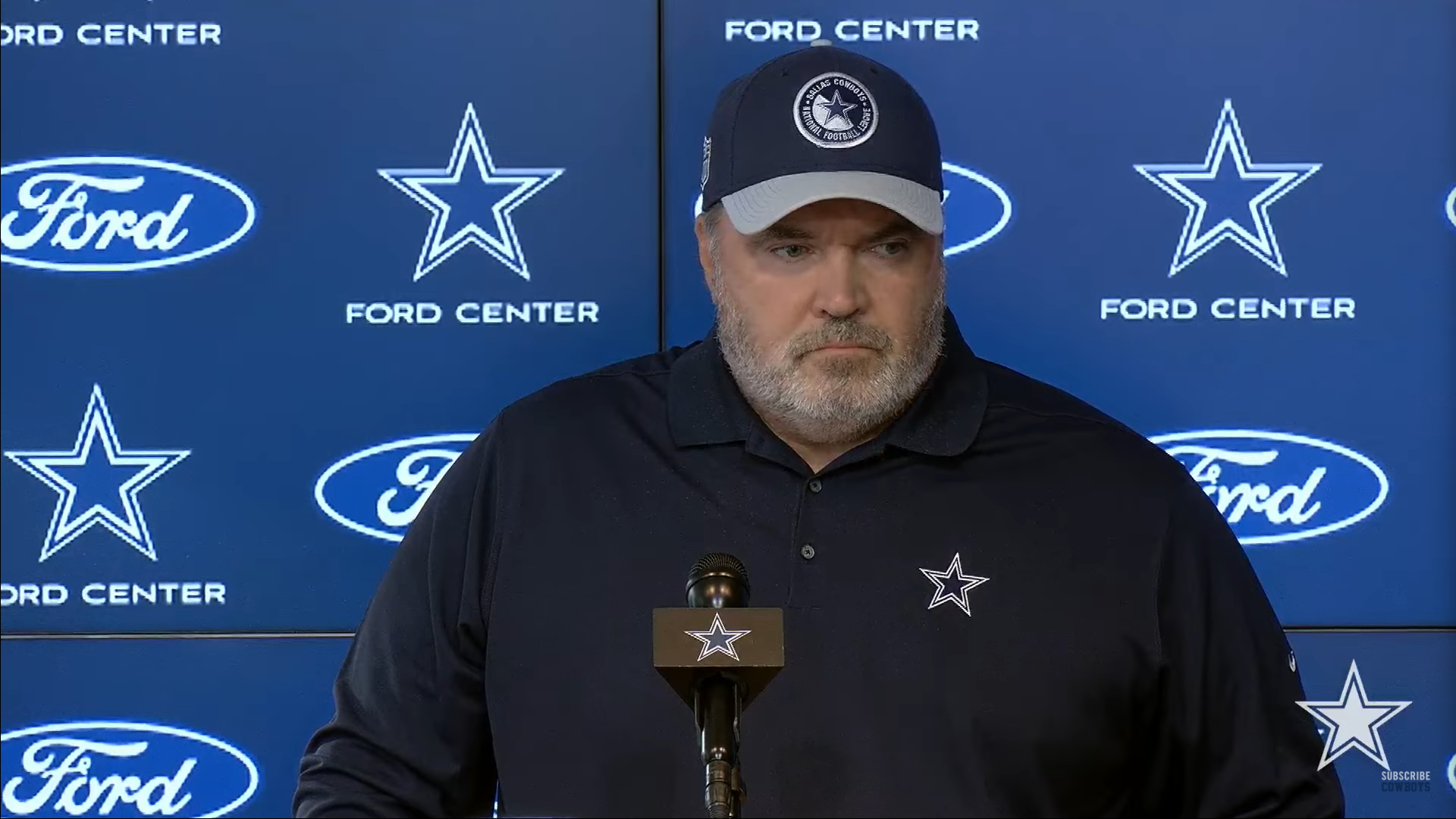 Dallas Cowboys head coach Mike McCarthy talks to reporters ahead of a key Week 16 showdown versus the Miami Dolphins.