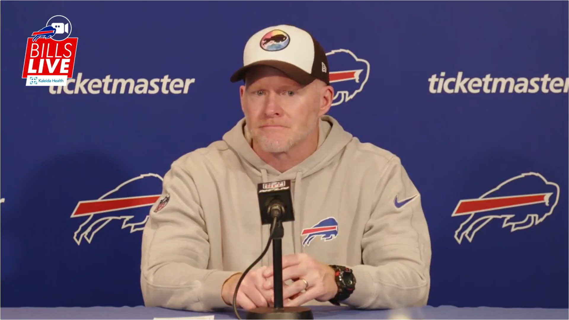 Bills head coach Sean McDermott