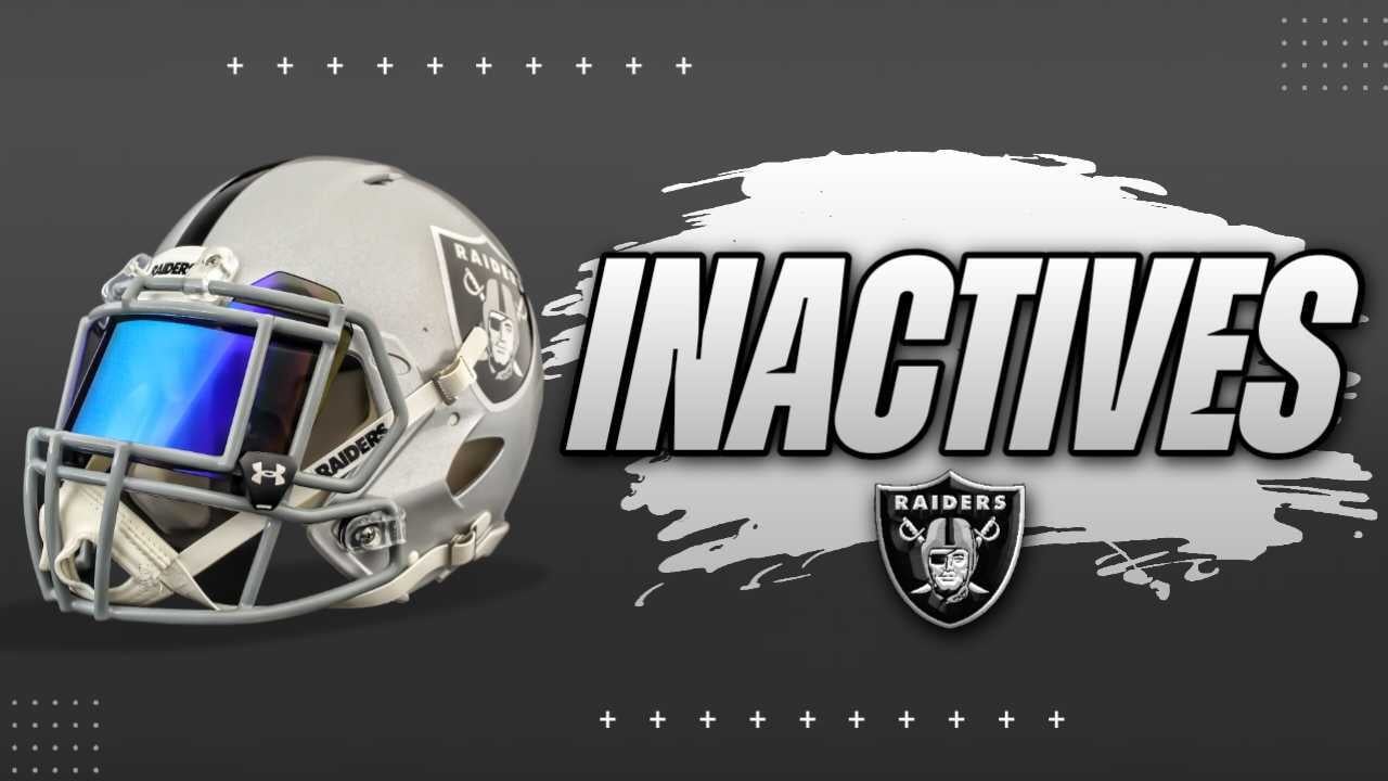 Raiders inactives