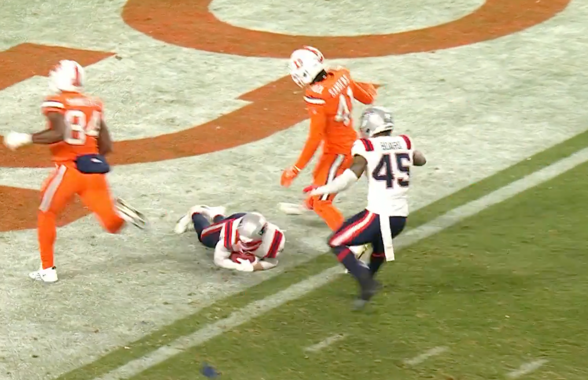 Cody Davis' first career TD against Denver Broncos on Christmas Eve