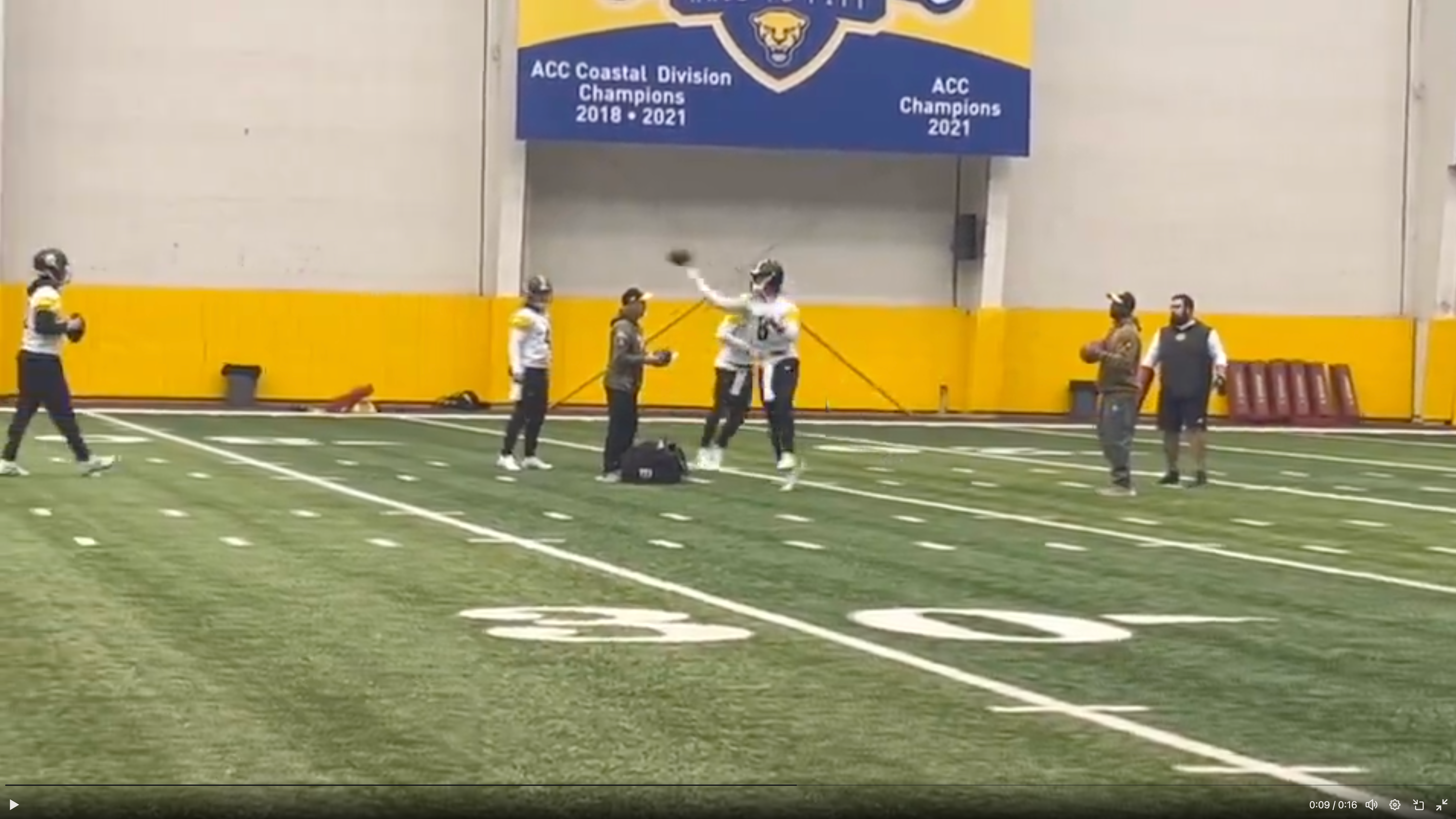 Pittsburgh Steelers QB Kenny Pickett practices ahead of game at Seattle Seahawks 12/27/23