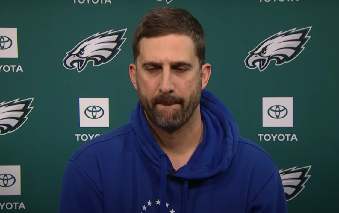 Philadelphia Eagles head coach Nick Siranni addresses the media on Monday after losing to the Arizona Cardinals in Week 17.