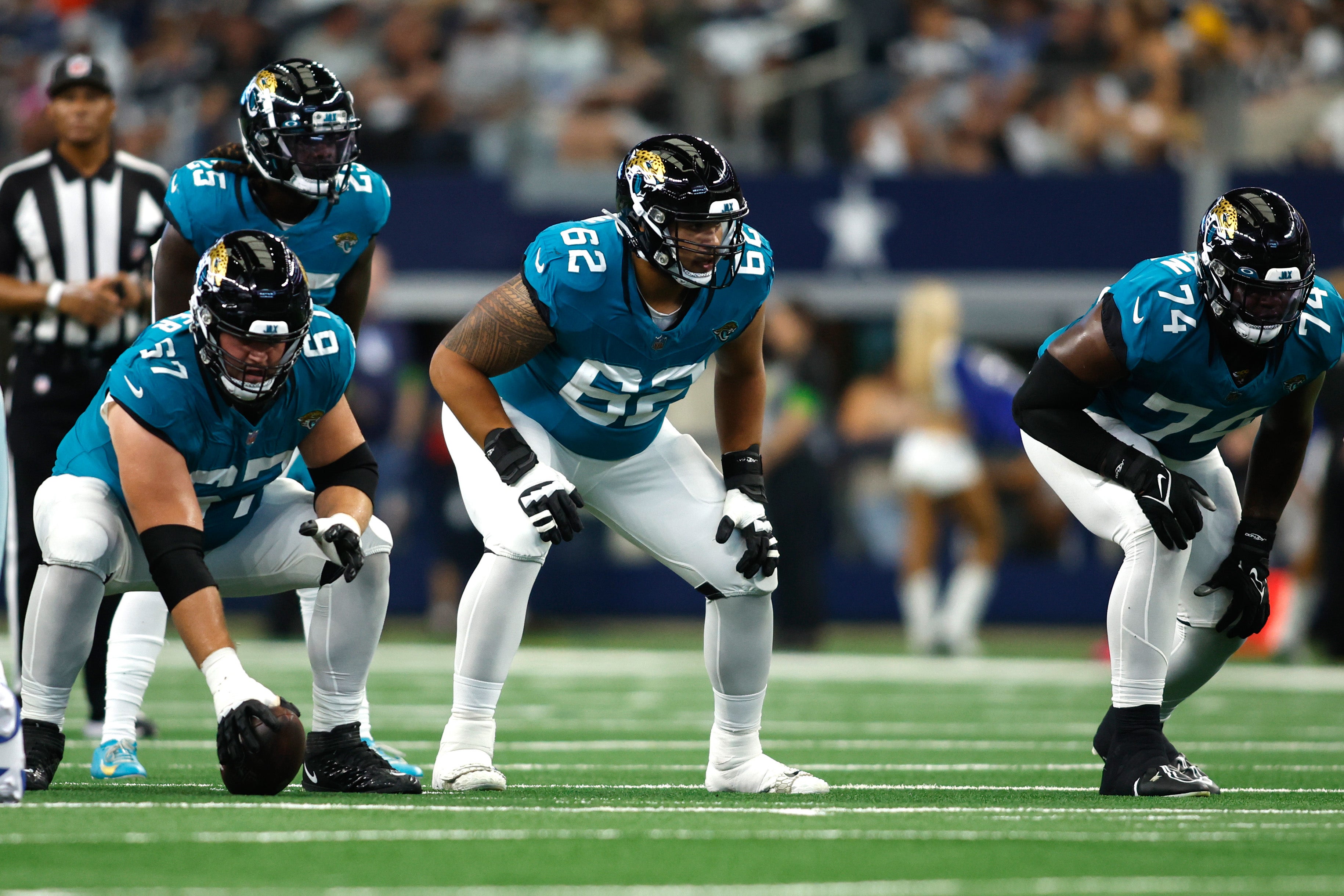 Jaguars offensive line Chandler Brewer