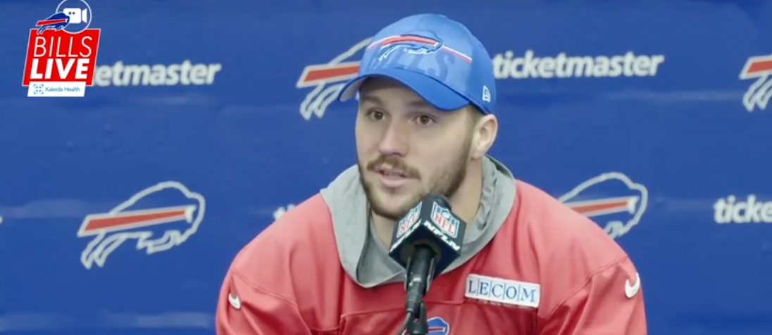 Josh Allen Wednesday Press Conference - Week 18
