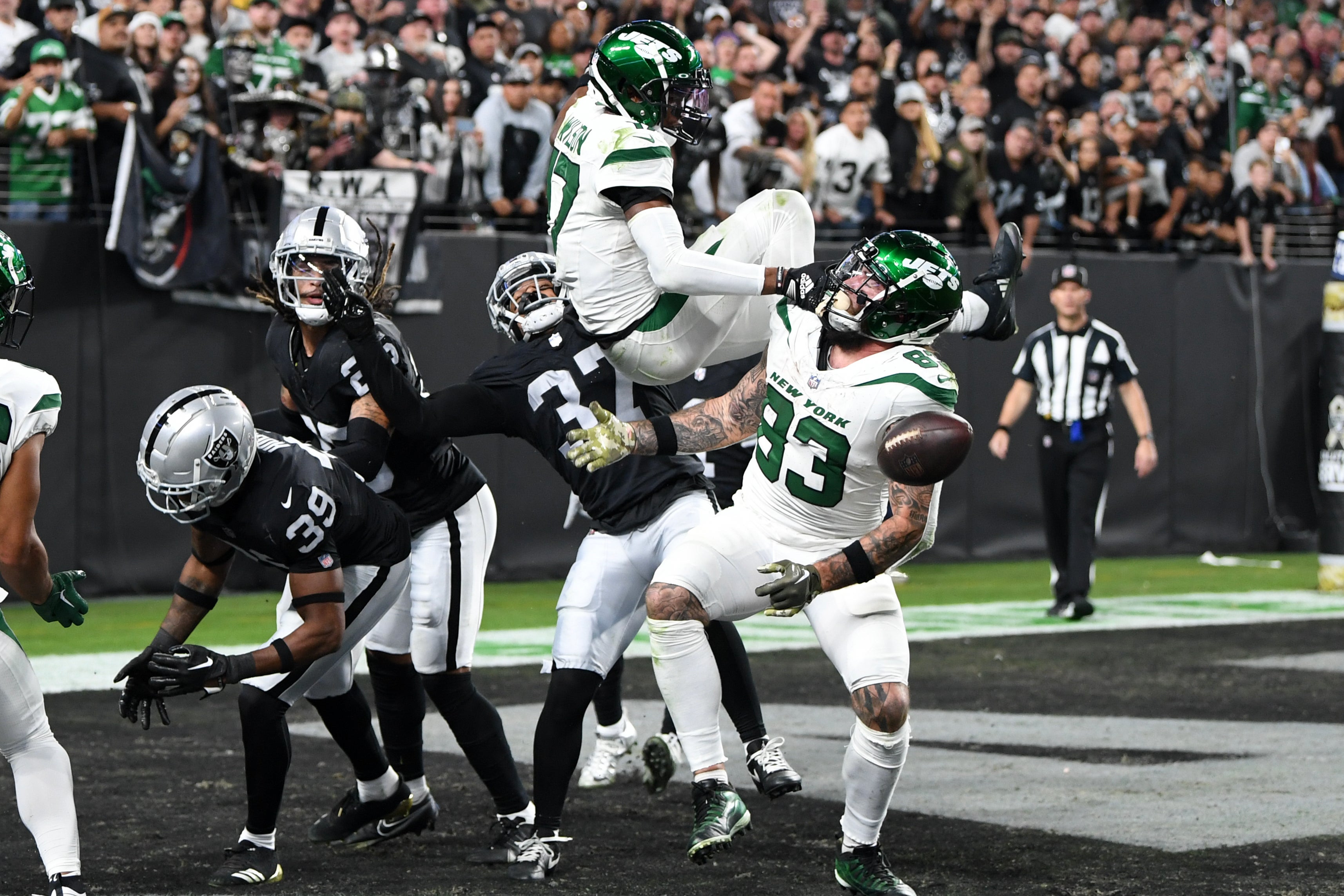 Las vegas raiders New York Jets Garrett Wilson