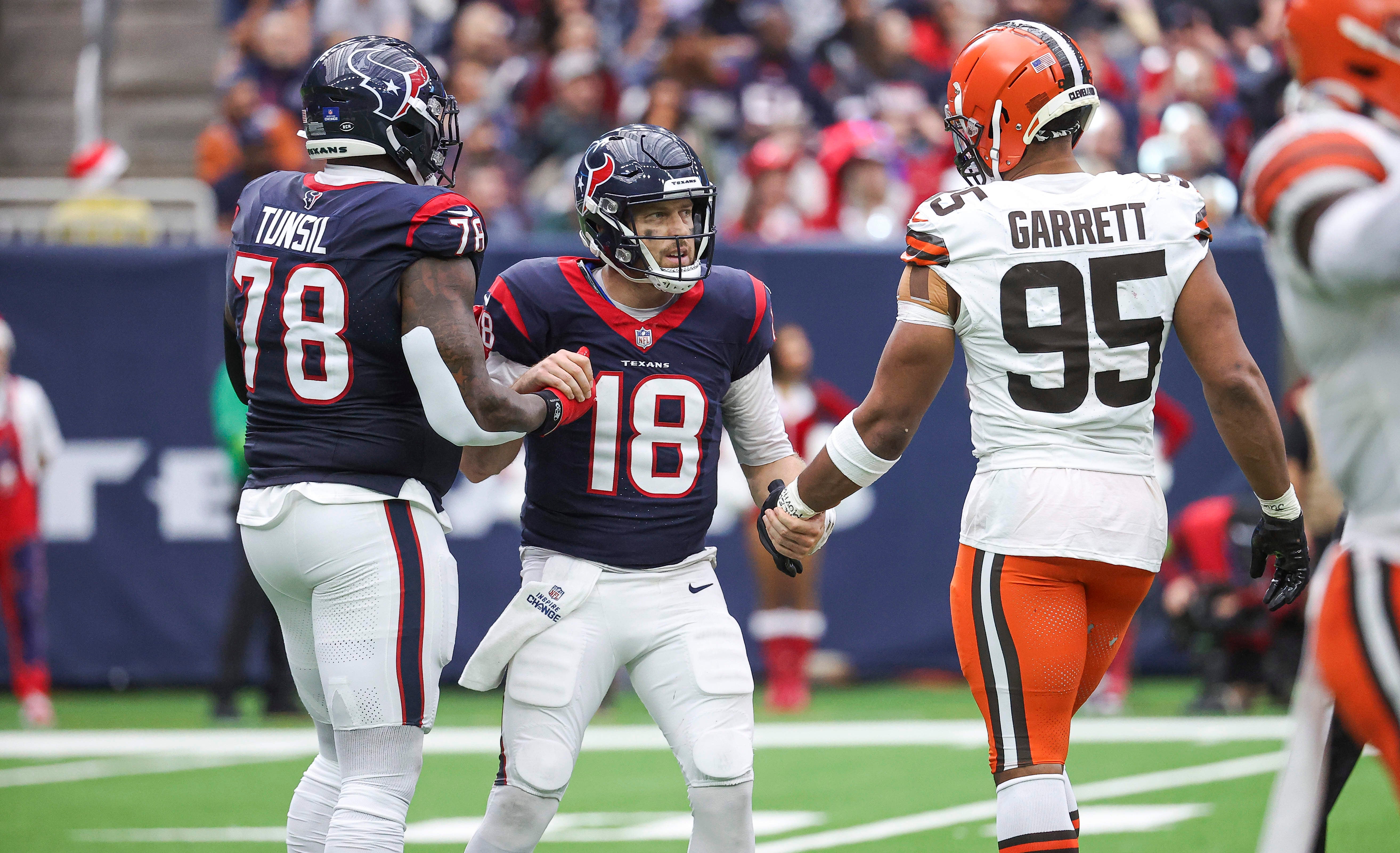 Houston Texans Laremy Tunsil Myles Garrett