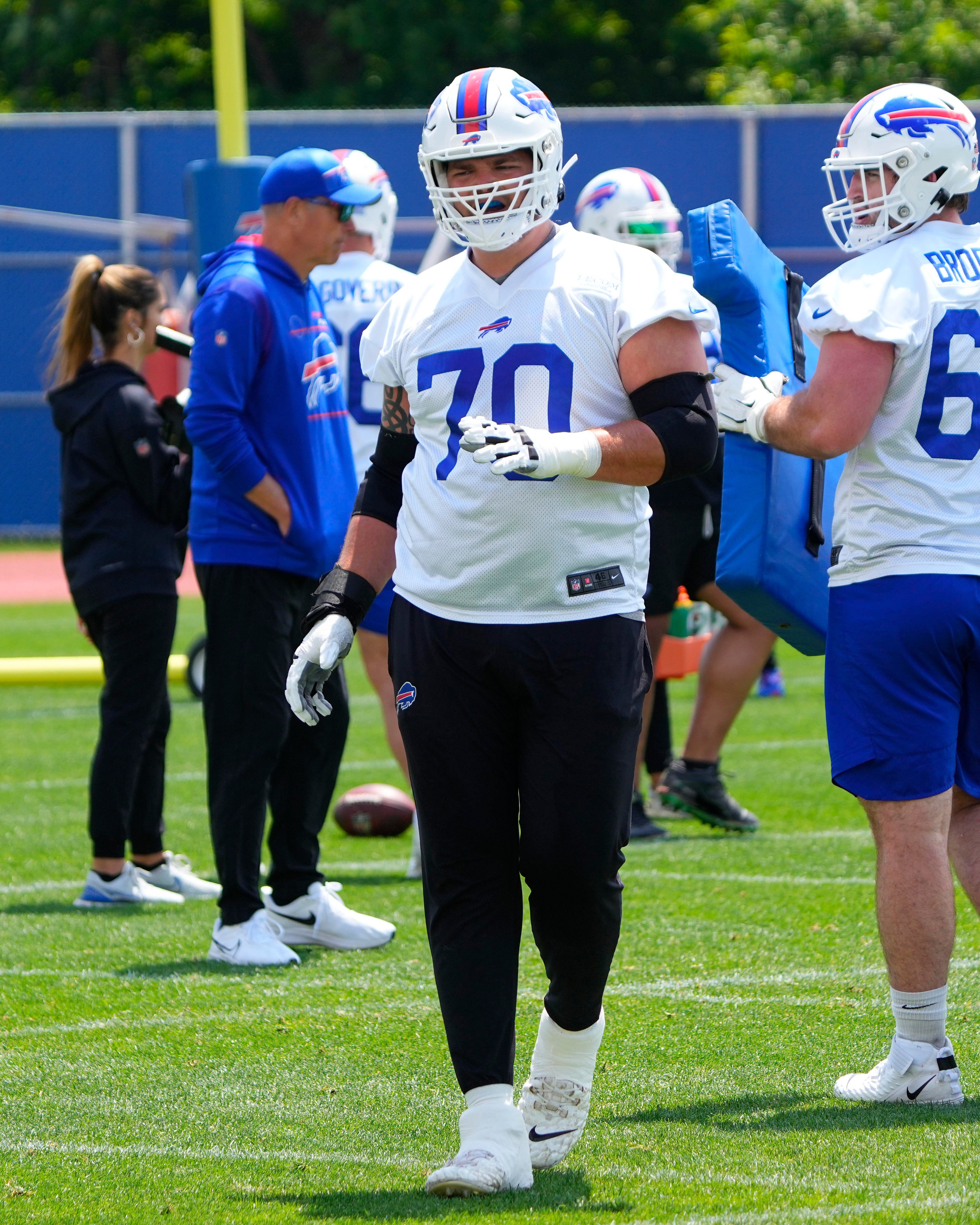 Buffalo Bills tackle Alec Anderson during Buffalo Bills Minicamp