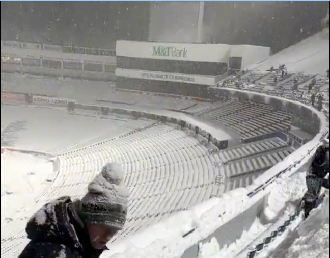 Scene at Highmark Stadium ahead of Bills-Steelers playoff matchup