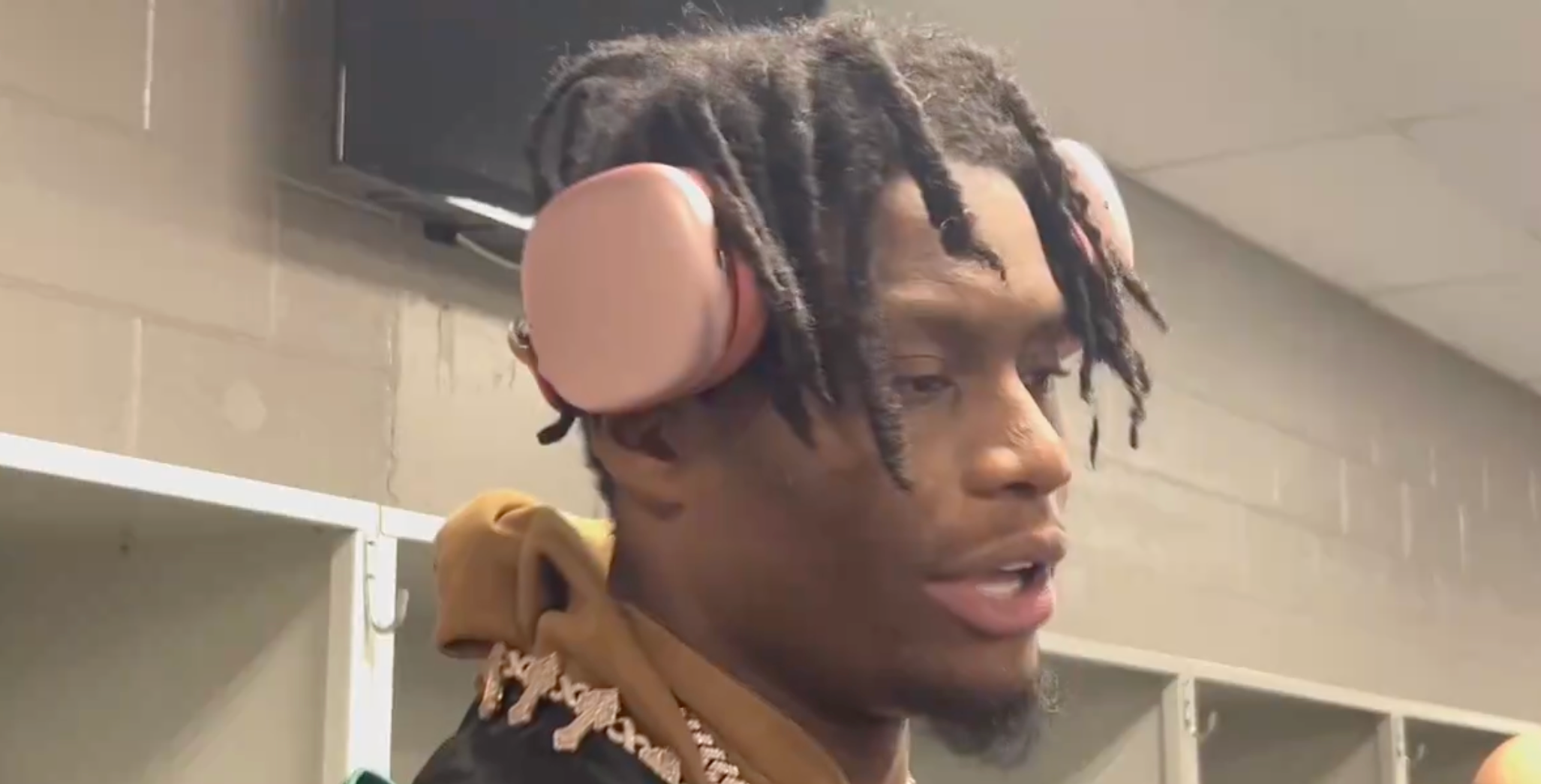 Pittsburgh Steelers WR George Pickens blames refs for playoff loss to Buffalo Bills during postgame media availability.