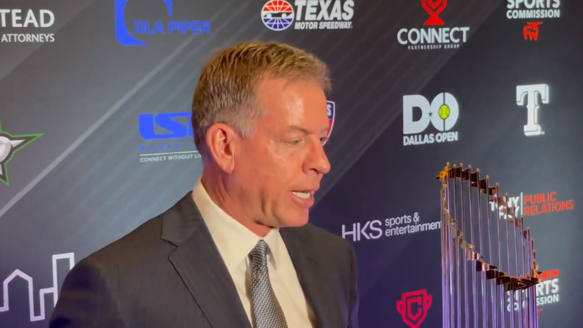 Former Dallas Cowboys quarterback Troy Aikman discusses Dak Prescott ahead of 2024 NFL offseason.